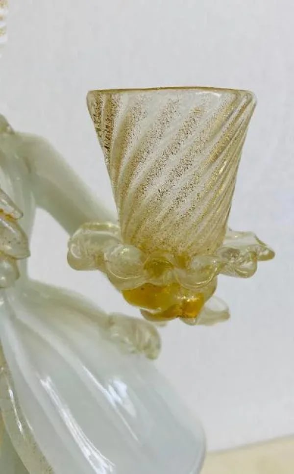 Vintage Murano Glass Figurines-Pair - 12