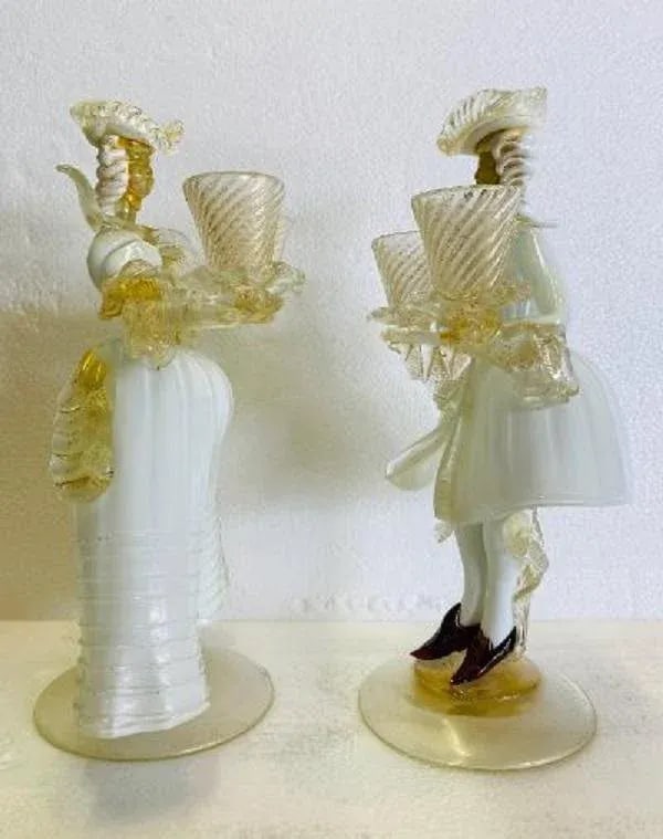 Vintage Murano Glass Figurines-Pair - 3