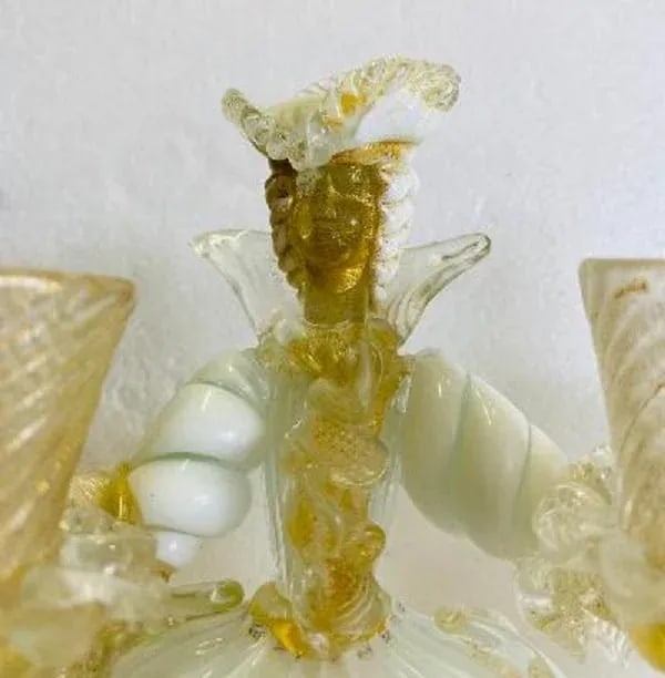 Vintage Murano Glass Figurines-Pair - 6