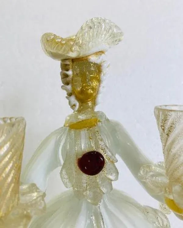 Vintage Murano Glass Figurines-Pair - 7