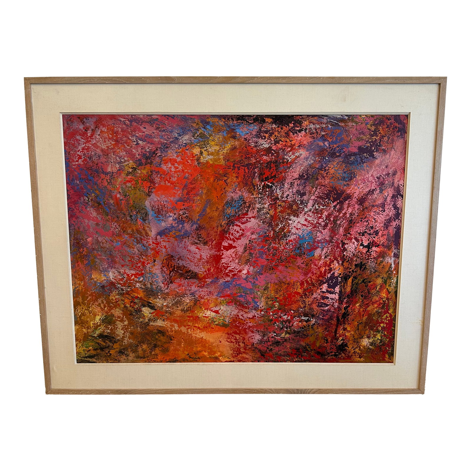 Original Oil on Board of the Rose Walk Hidcote by Thomas George (1 of 11)