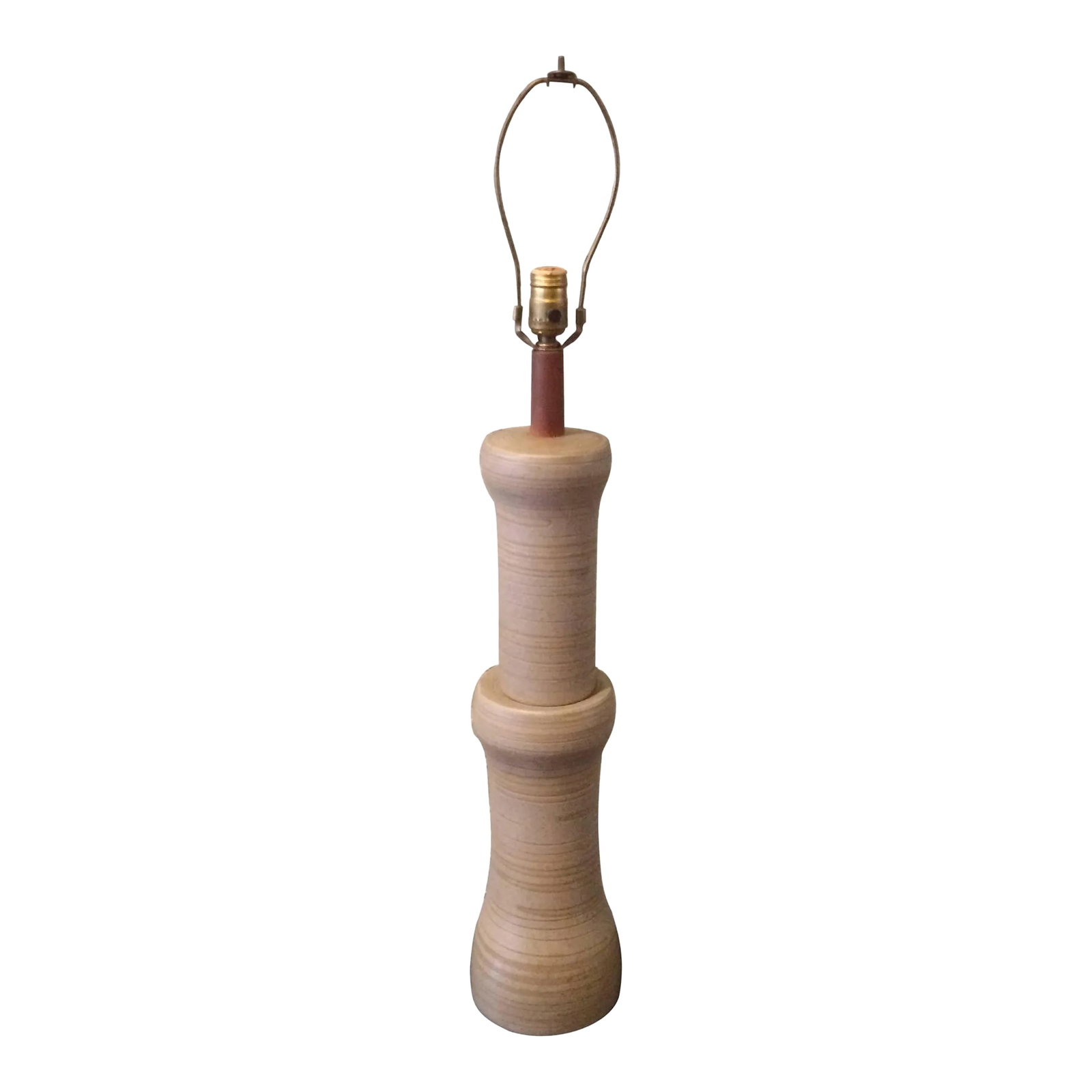 Tall Stacked Art Pottery Table Lamp by Gordon Martz for Marshall Studios (1 of 8)