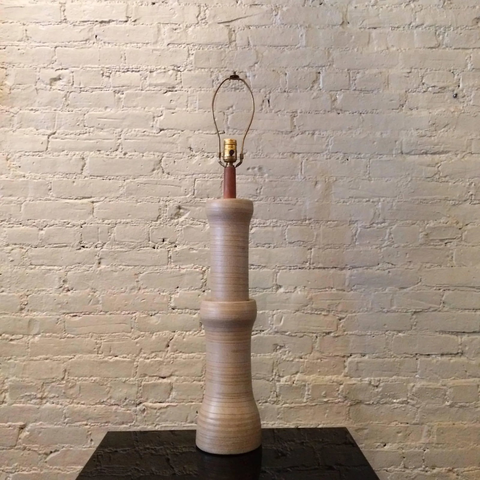 Tall Stacked Art Pottery Table Lamp by Gordon Martz for Marshall Studios - 2