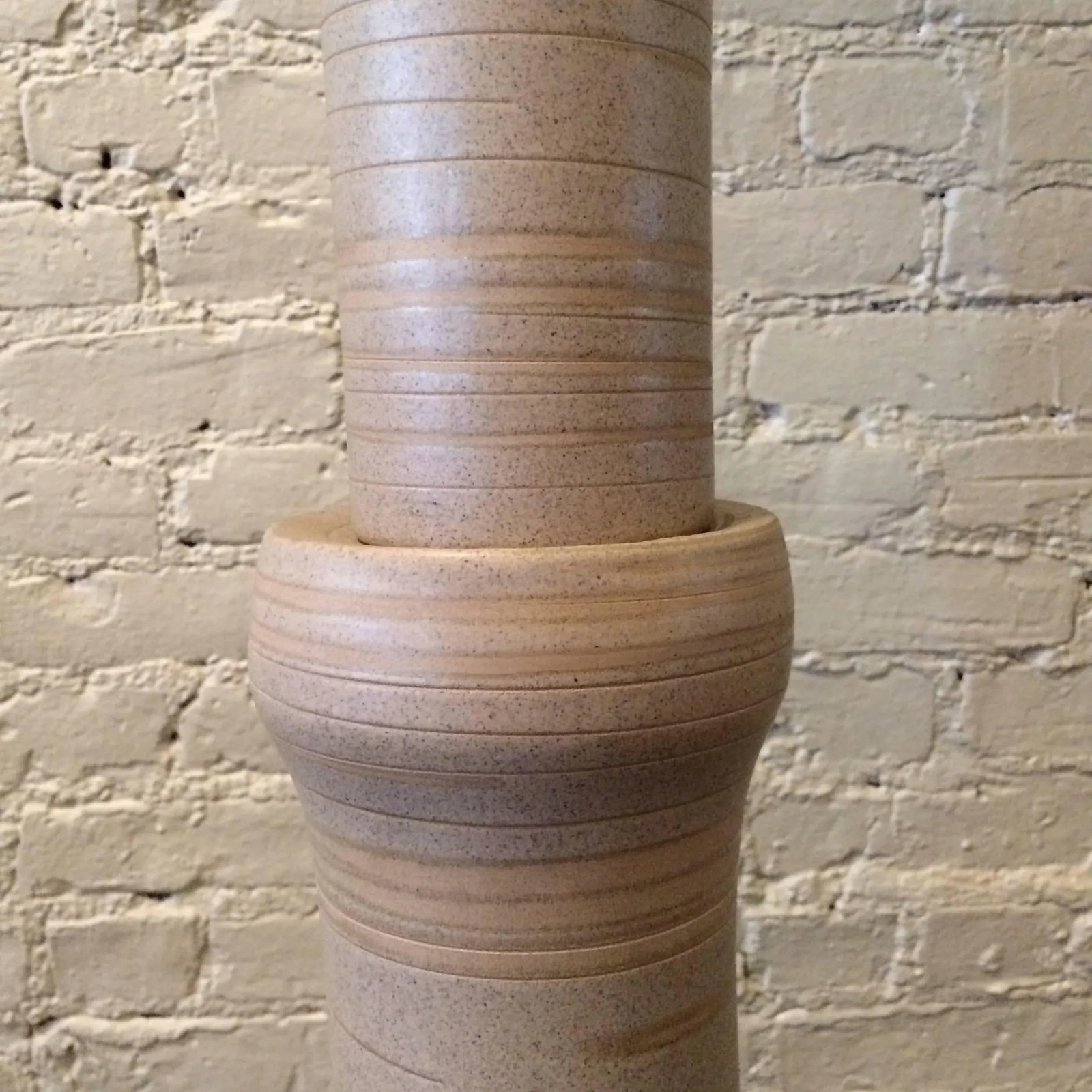 Tall Stacked Art Pottery Table Lamp by Gordon Martz for Marshall Studios - 6