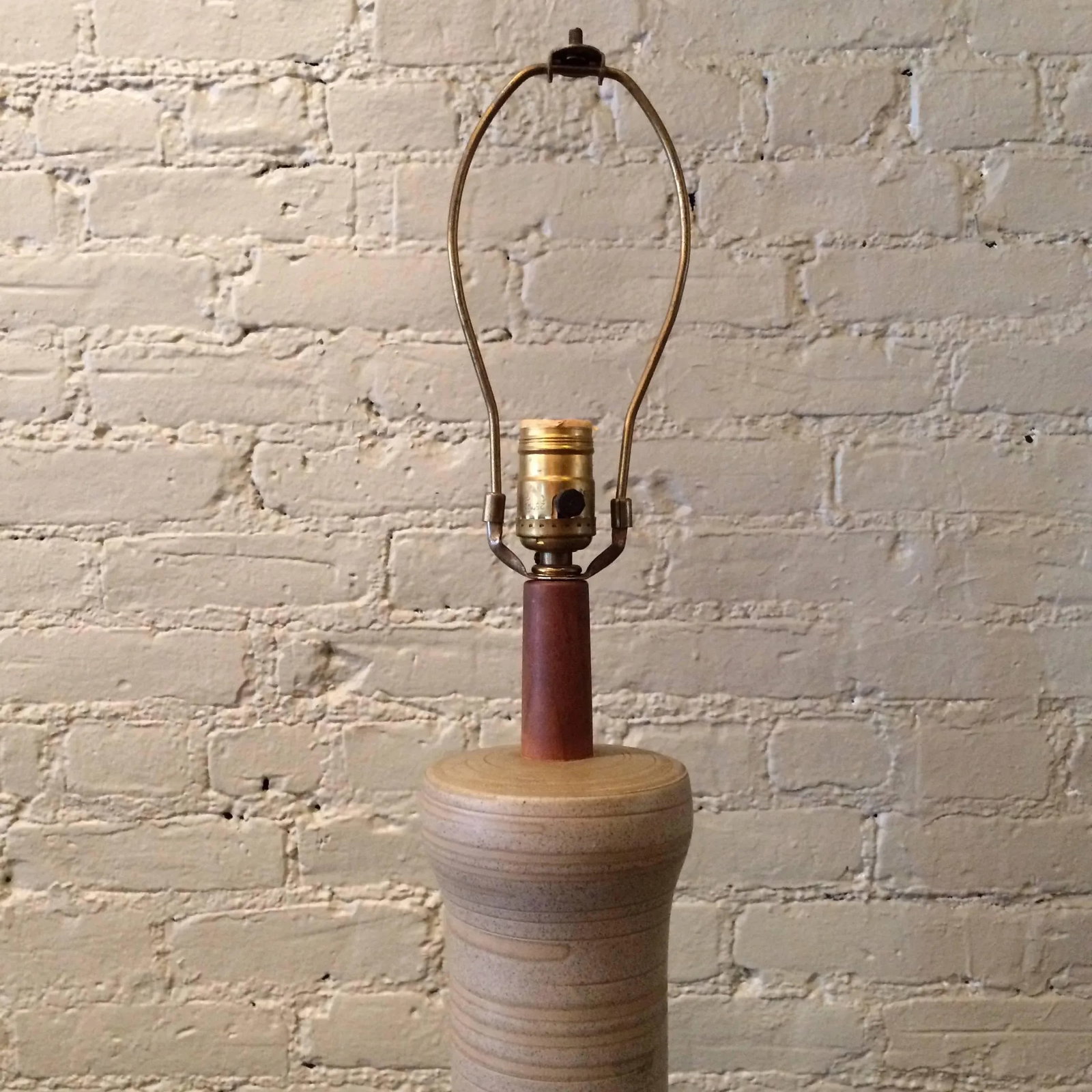 Tall Stacked Art Pottery Table Lamp by Gordon Martz for Marshall Studios - 7