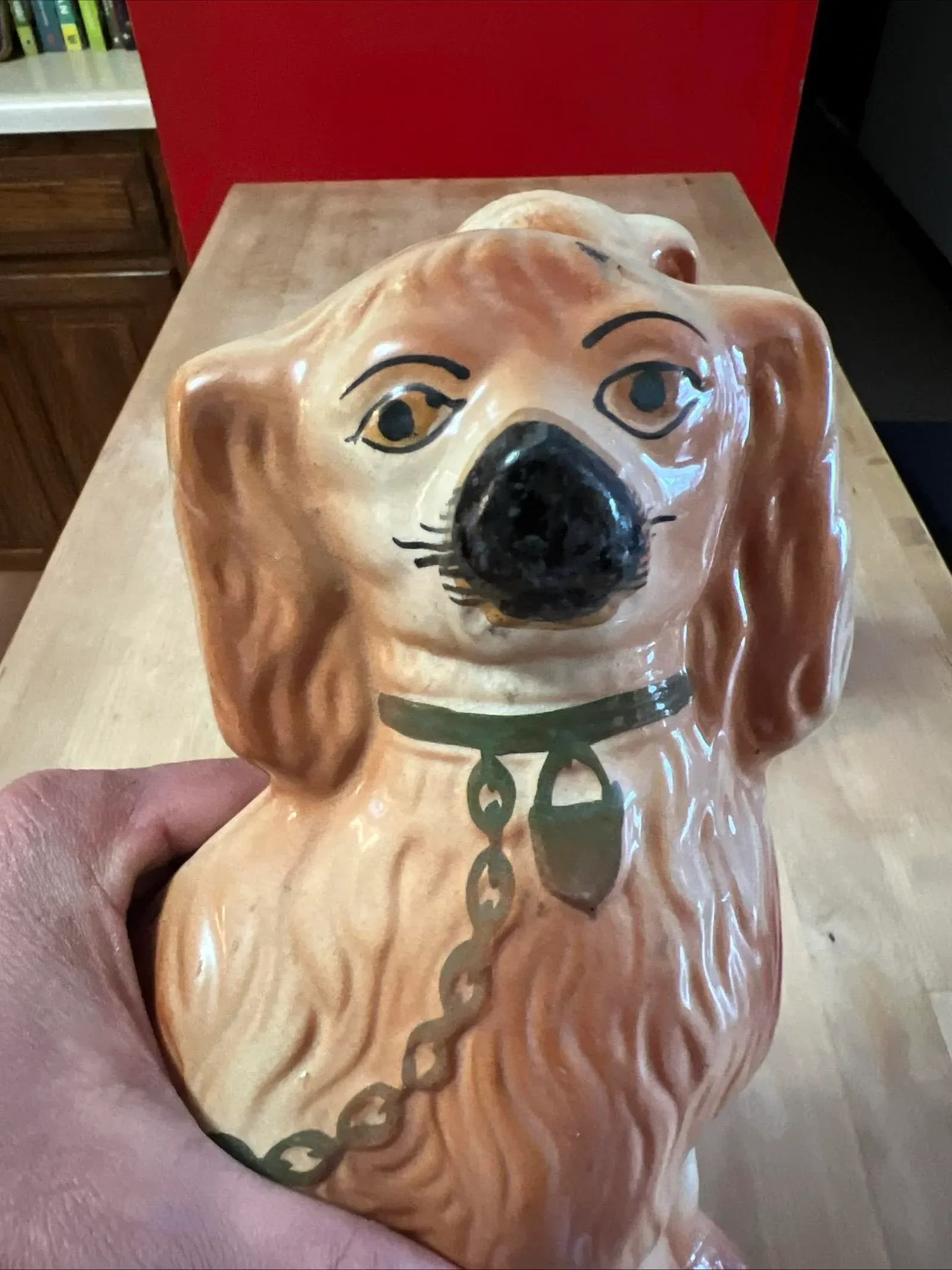 Pair of Antique Decorated Staffordshire Dogs, Circa 1860's - 15