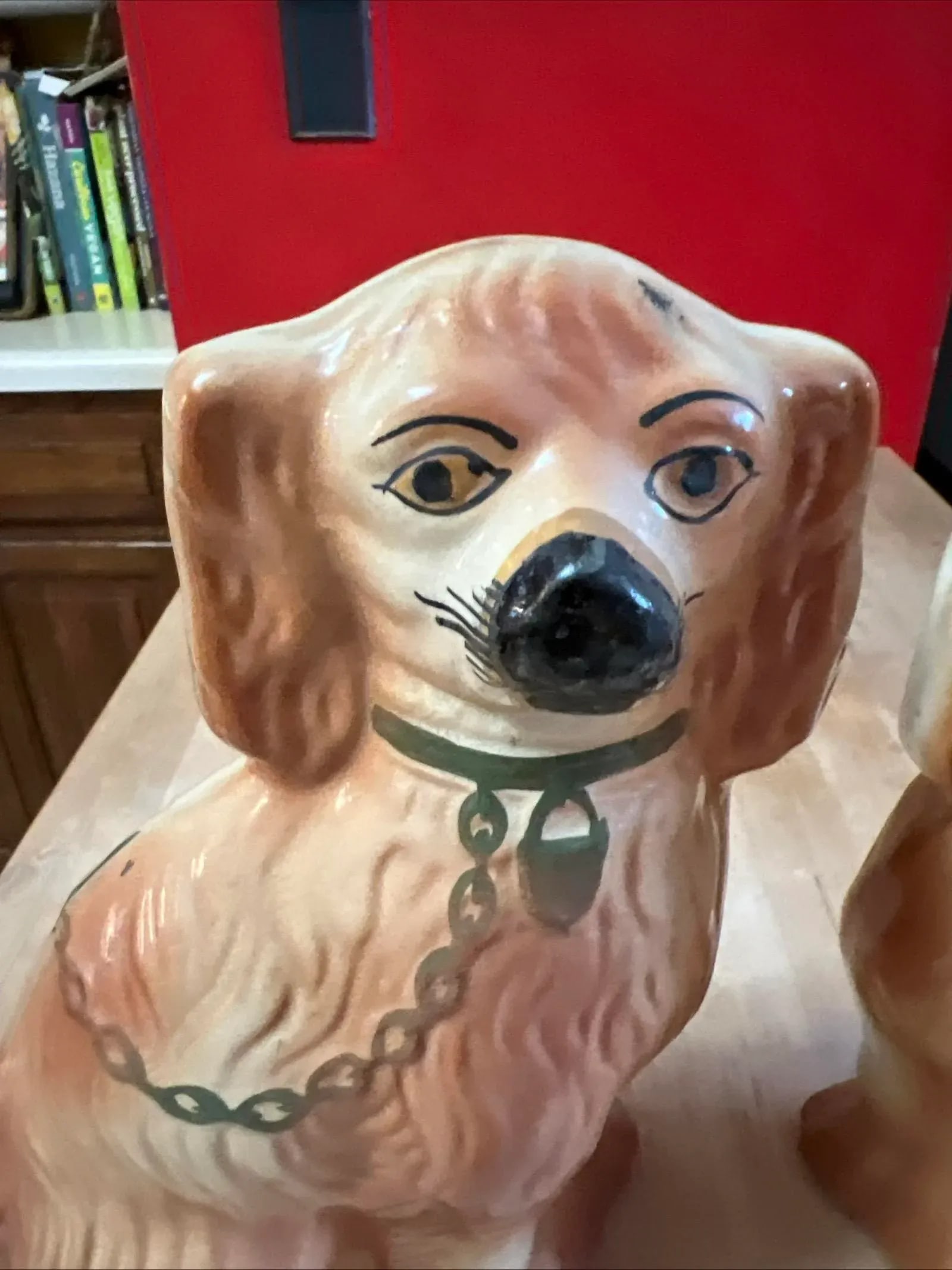 Pair of Antique Decorated Staffordshire Dogs, Circa 1860's - 2