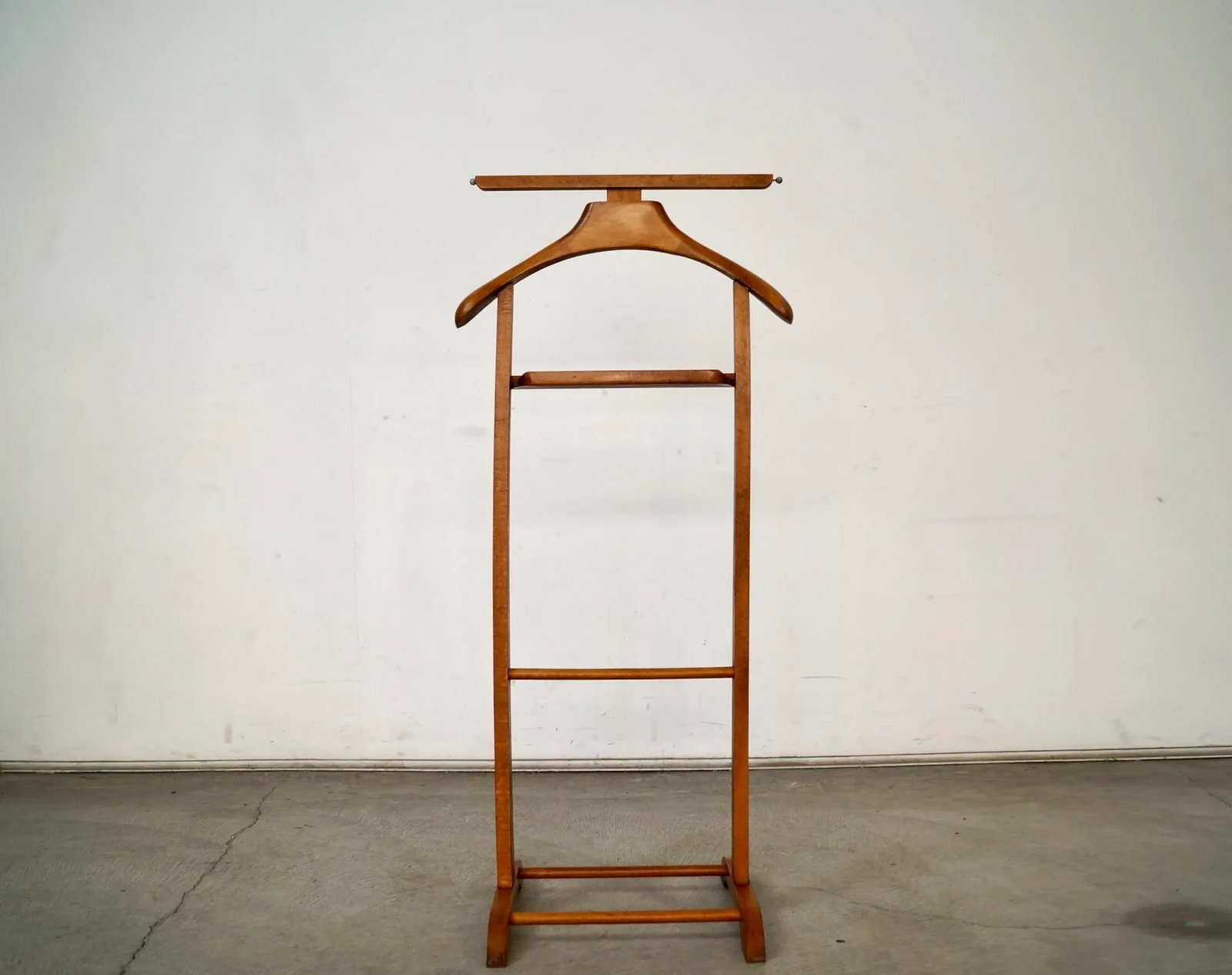 1950's Mid-Century Modern Solid Wood Valet / Butler - 3