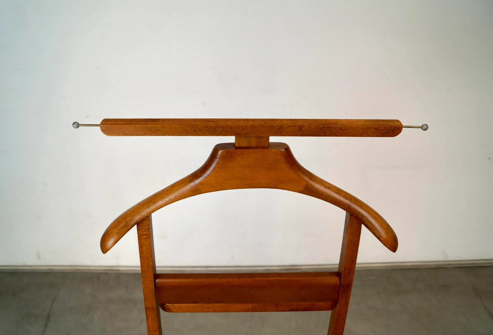 1950's Mid-Century Modern Solid Wood Valet / Butler - 9