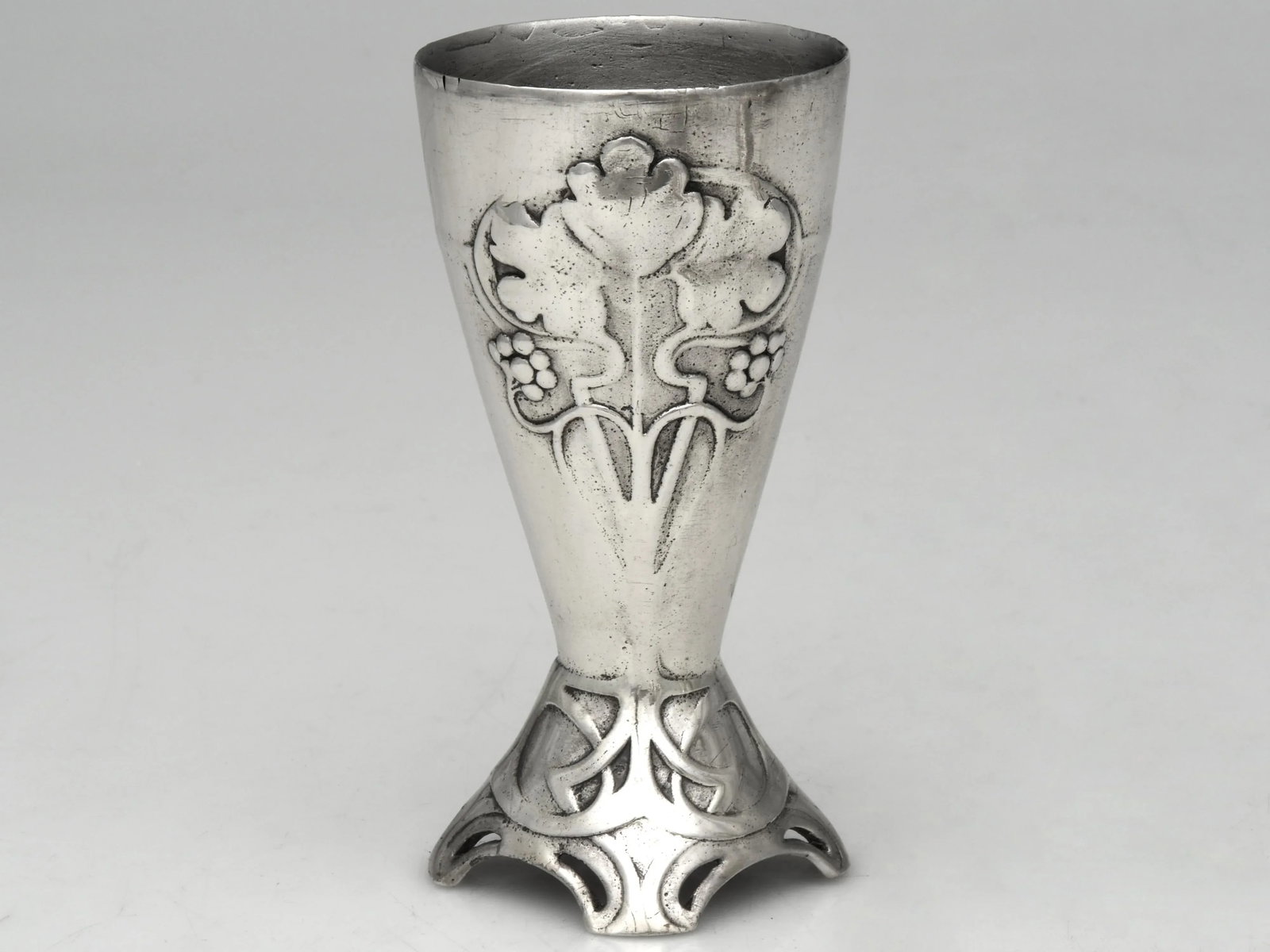 Circa 1900 WMF Art Nouveau Silverplate Liqueur Service With Tray – Jugendstil Claret Jug & 6 - 4