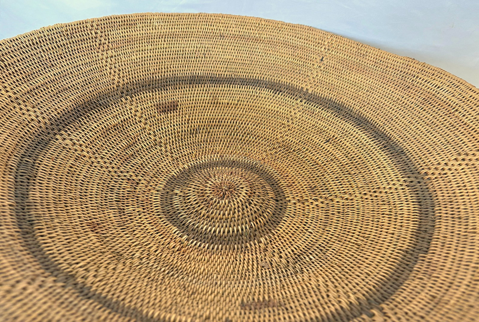 Vintage Native American Natural Fiber Woven Bowl/Basket From the Mid 20th Century - 8