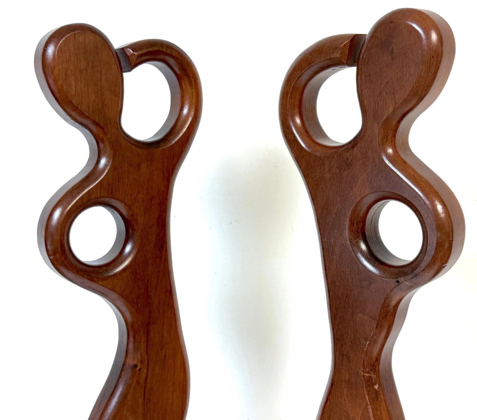 Pair William Westenhaver for Witco Teak Sculptures "” The Boater and The Surfer - 6