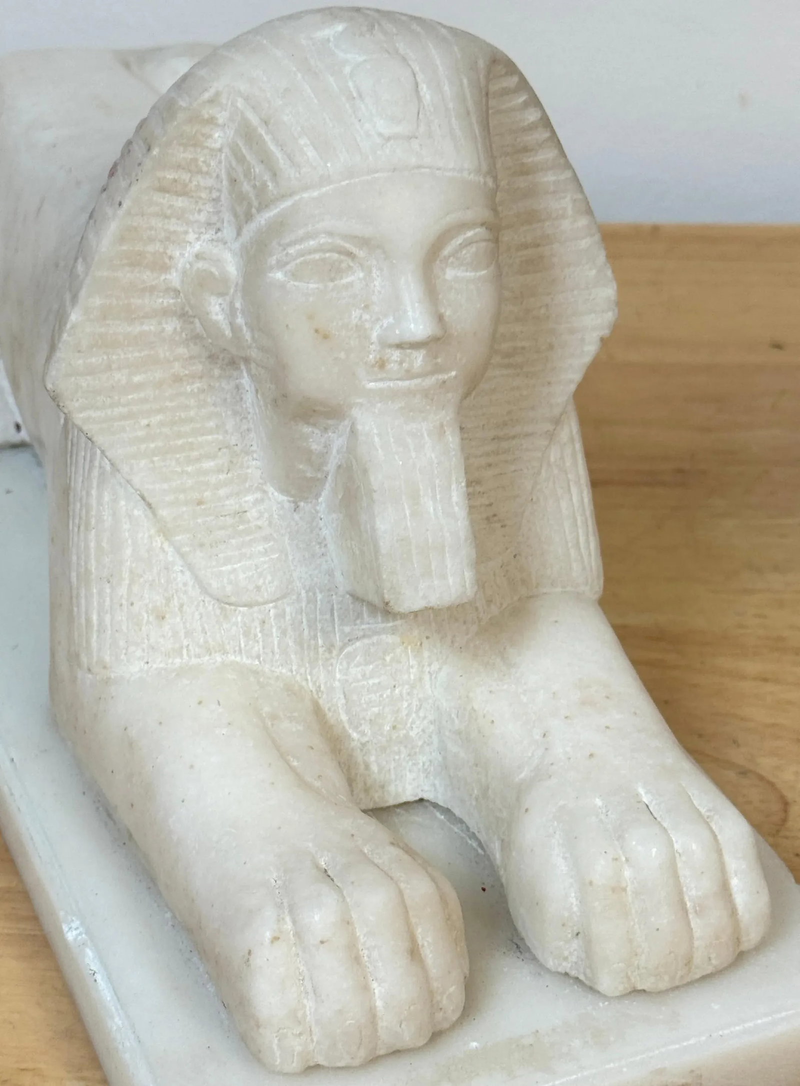 Pair of 19th Century Grand Tour Hand-Carved Marble Sphinx Sculptures - 10