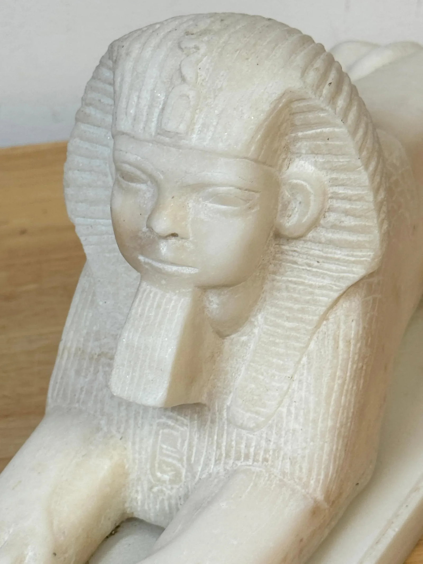 Pair of 19th Century Grand Tour Hand-Carved Marble Sphinx Sculptures - 8