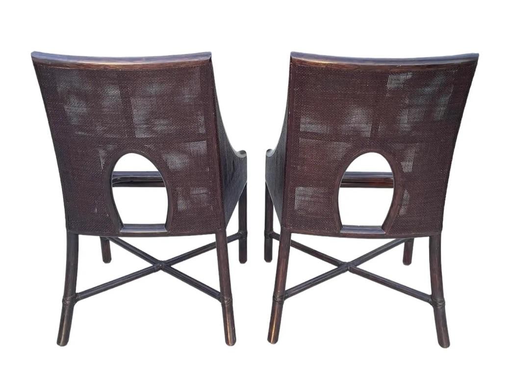 McGuire Barbara Barry Attributed Pair of Accent Chairs - 4