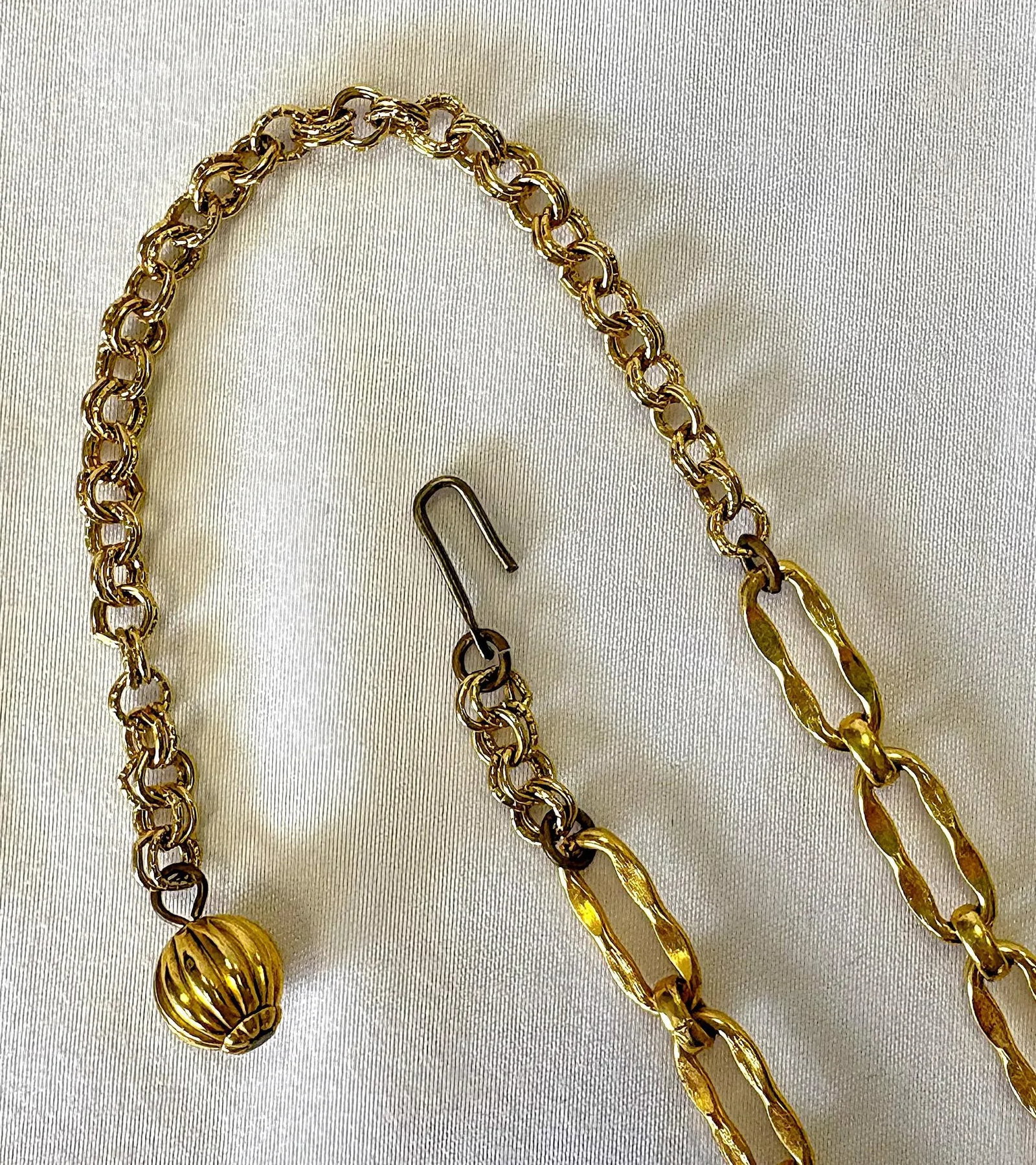 Vintage Designer Kenneth Lane Signed Geometric Pendant Necklace - 7