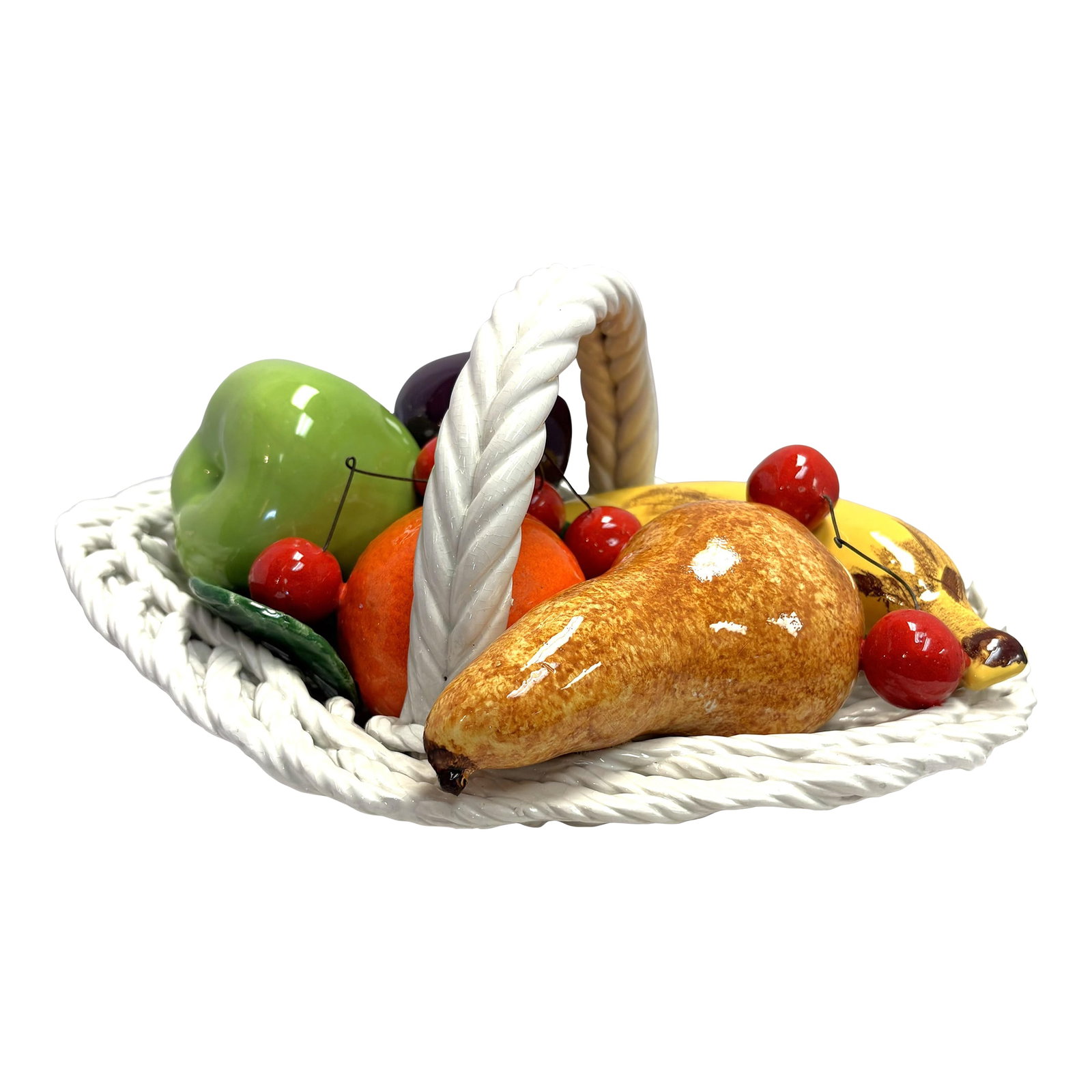 Vintage Italian Majolica Fruit Basket (1 of 18)