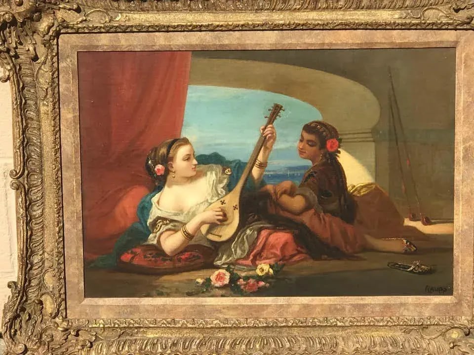 Late 19th Century Continental School Style Oil Painting on Canvas, Signed Raupp - 11