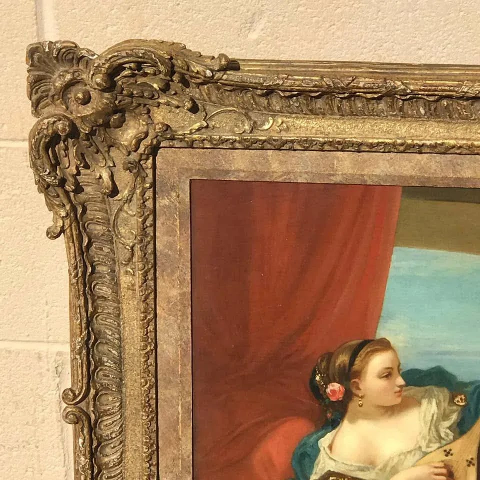 Late 19th Century Continental School Style Oil Painting on Canvas, Signed Raupp - 5