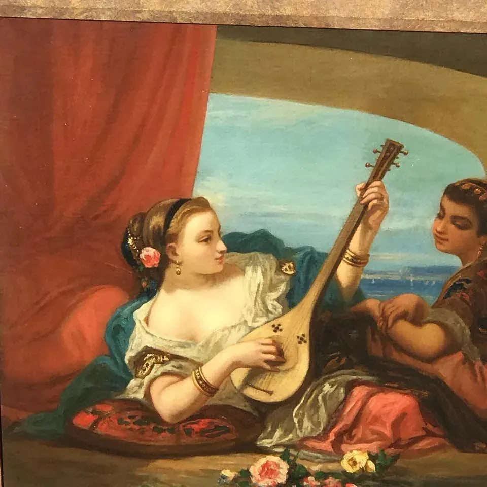 Late 19th Century Continental School Style Oil Painting on Canvas, Signed Raupp - 7