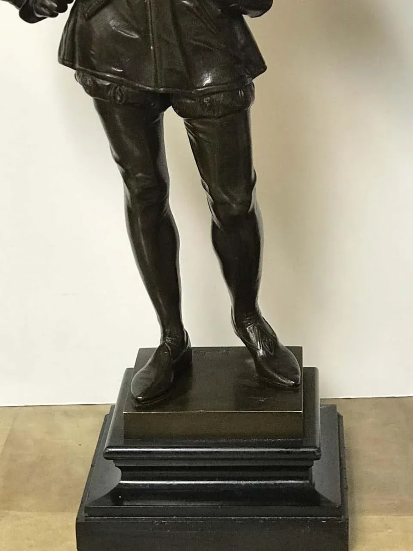 Late 19th Century Antique Bronzes of Standing Turks, Signed Guillot - a Pair - 3