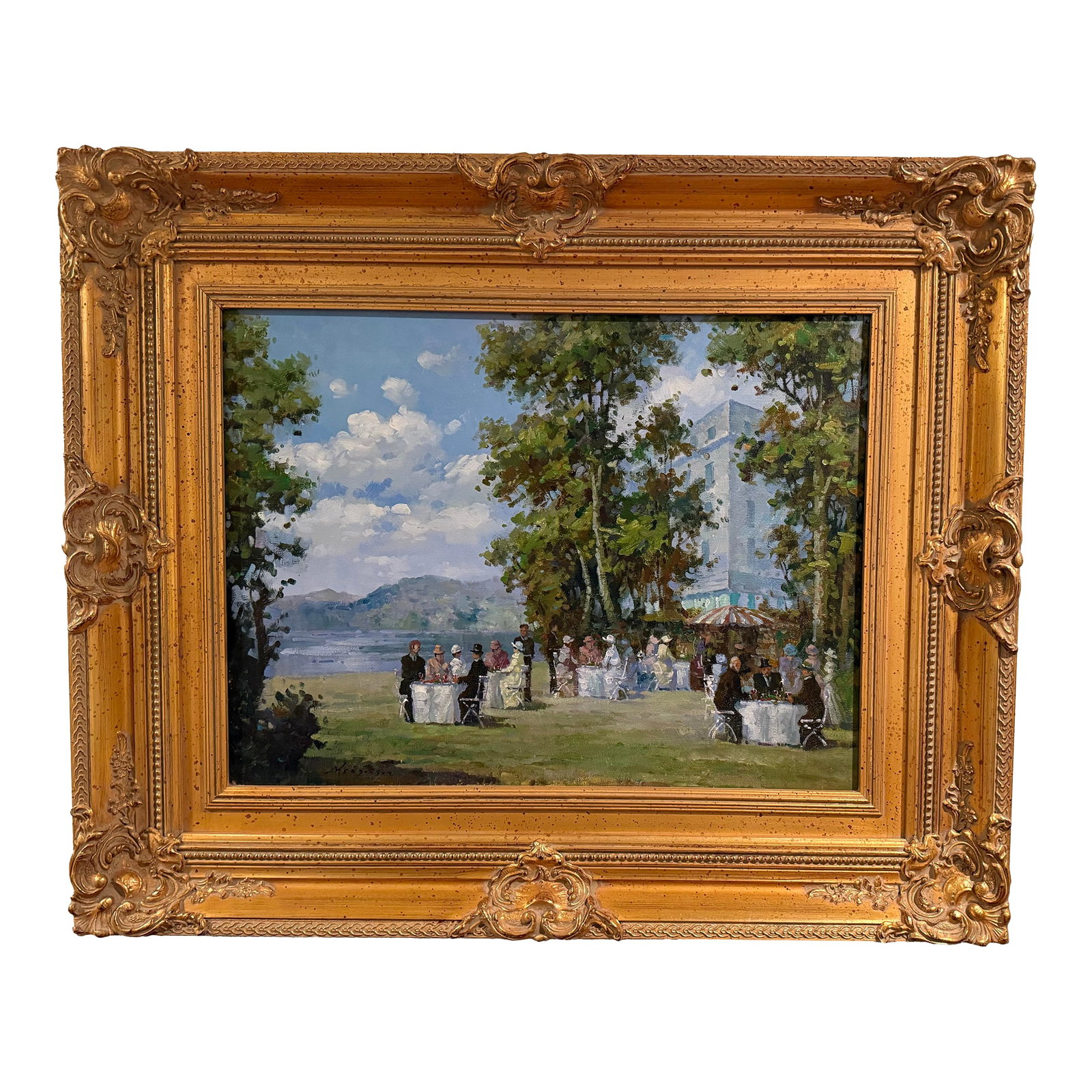 1940s Signed Oil Painting (1 of 3)