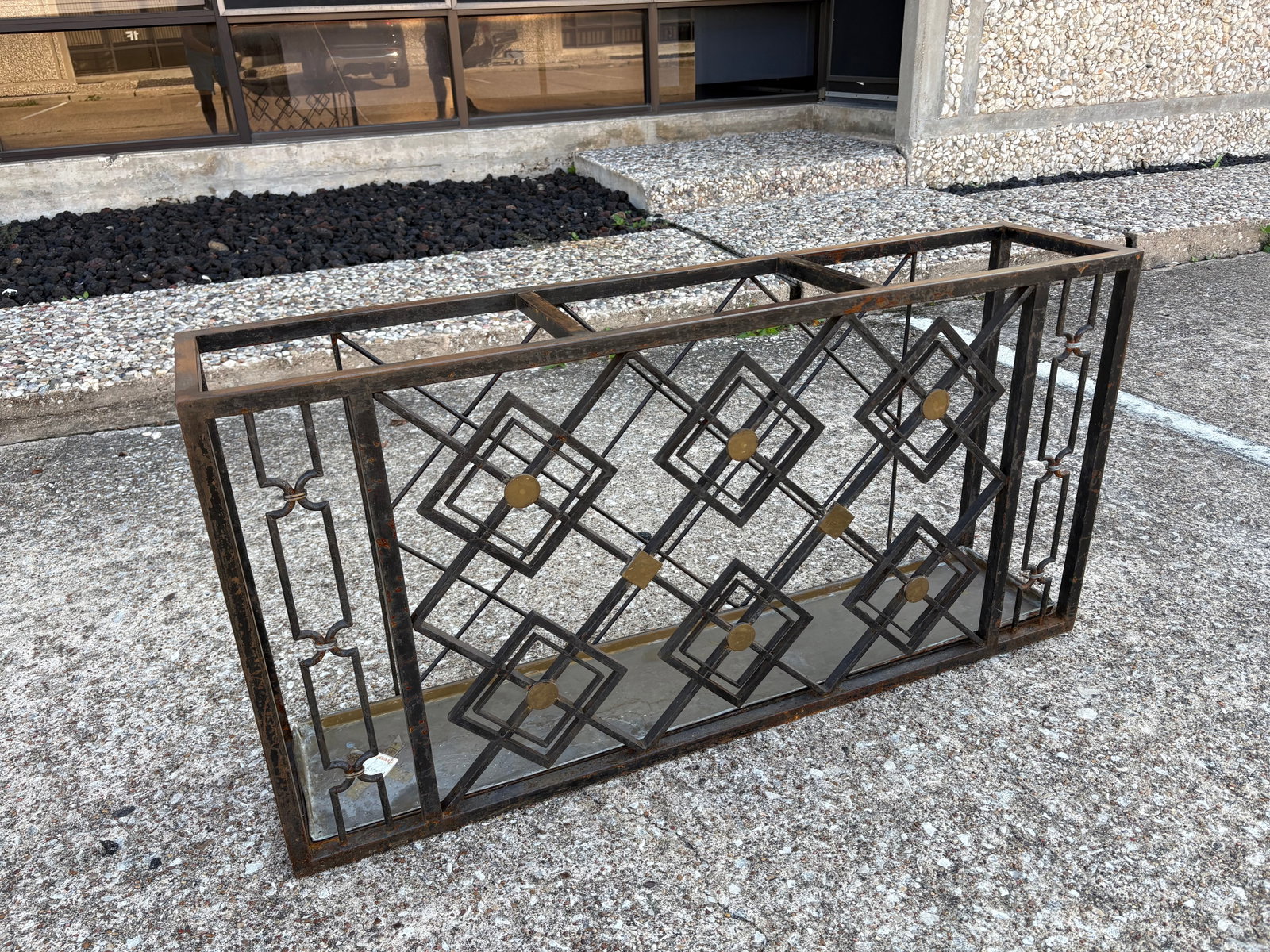 1930s French Art Deco Wrought Iron Umbrella Stand - 5