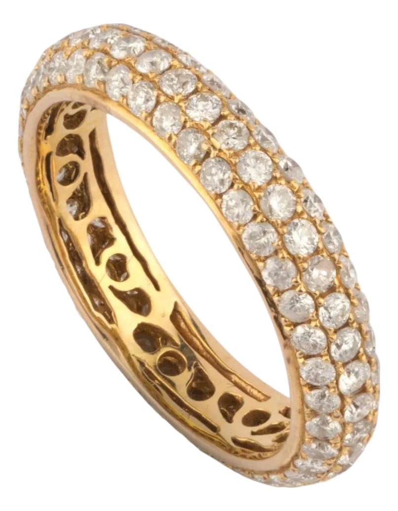 Natural Diamond Ring with 1.62 Carats Diamond in 18k Gold: this is an amazing ring with diamond : 1.62 carats gold : 2.33 gms Condition: Imperfections: No Imperfections Condition Notes: New Origin: United States Materials & Techniques: 18K G