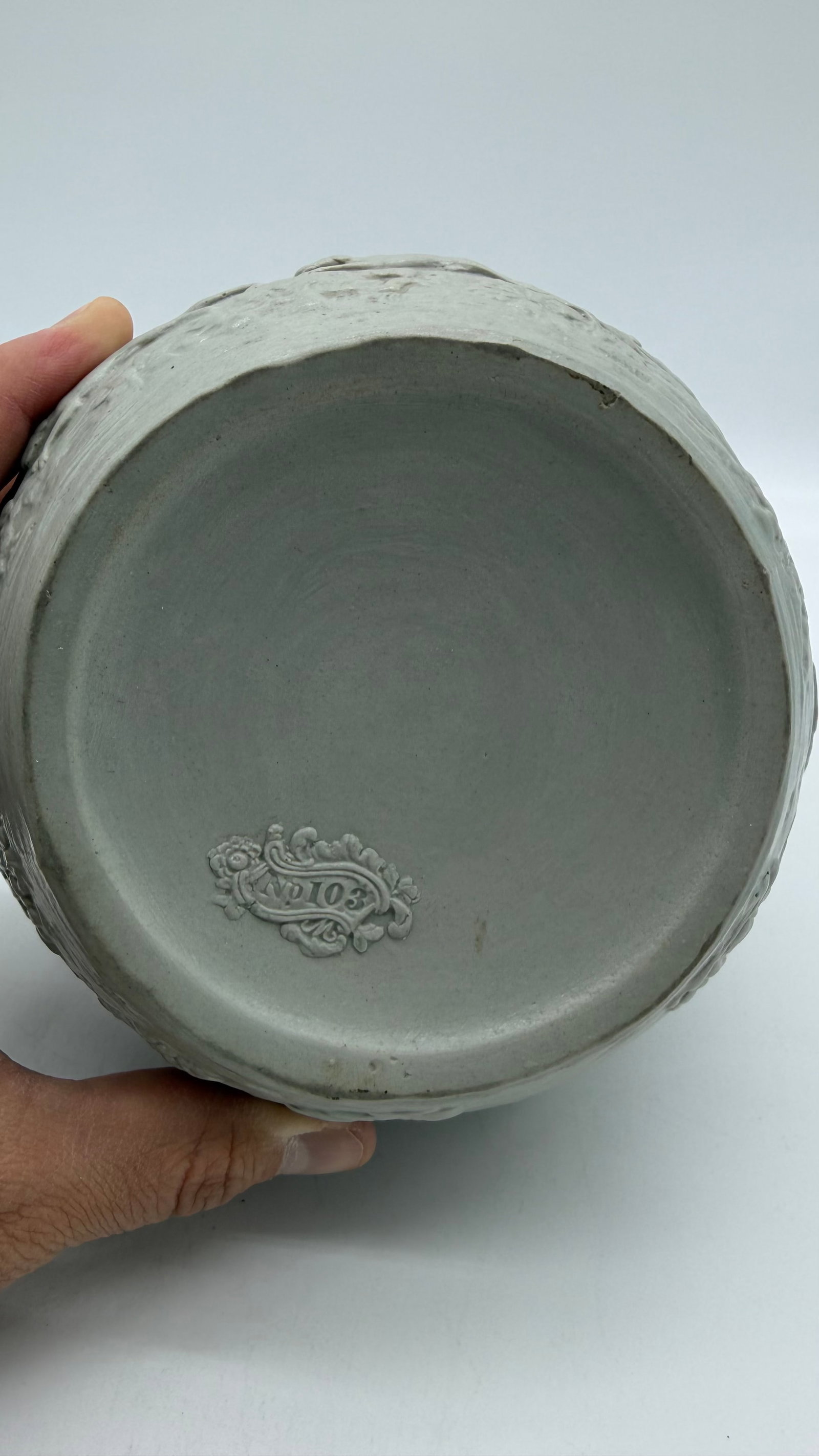 A Very Fine Antique English Victorian Grey Salt Glazed Stoneware Jug, by Mintons, Circa 1850's - 13