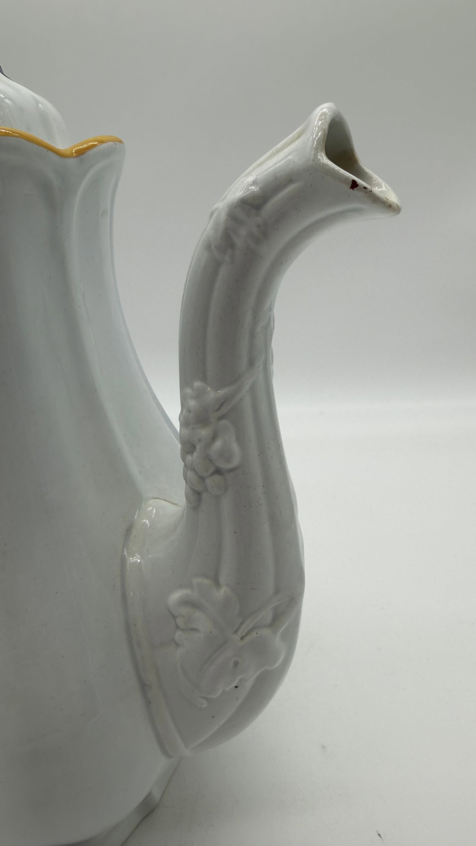 A Fine Antique Staffordshire Gaudy Decorated Ironstone Coffee Pot, Circa 1840's - 8