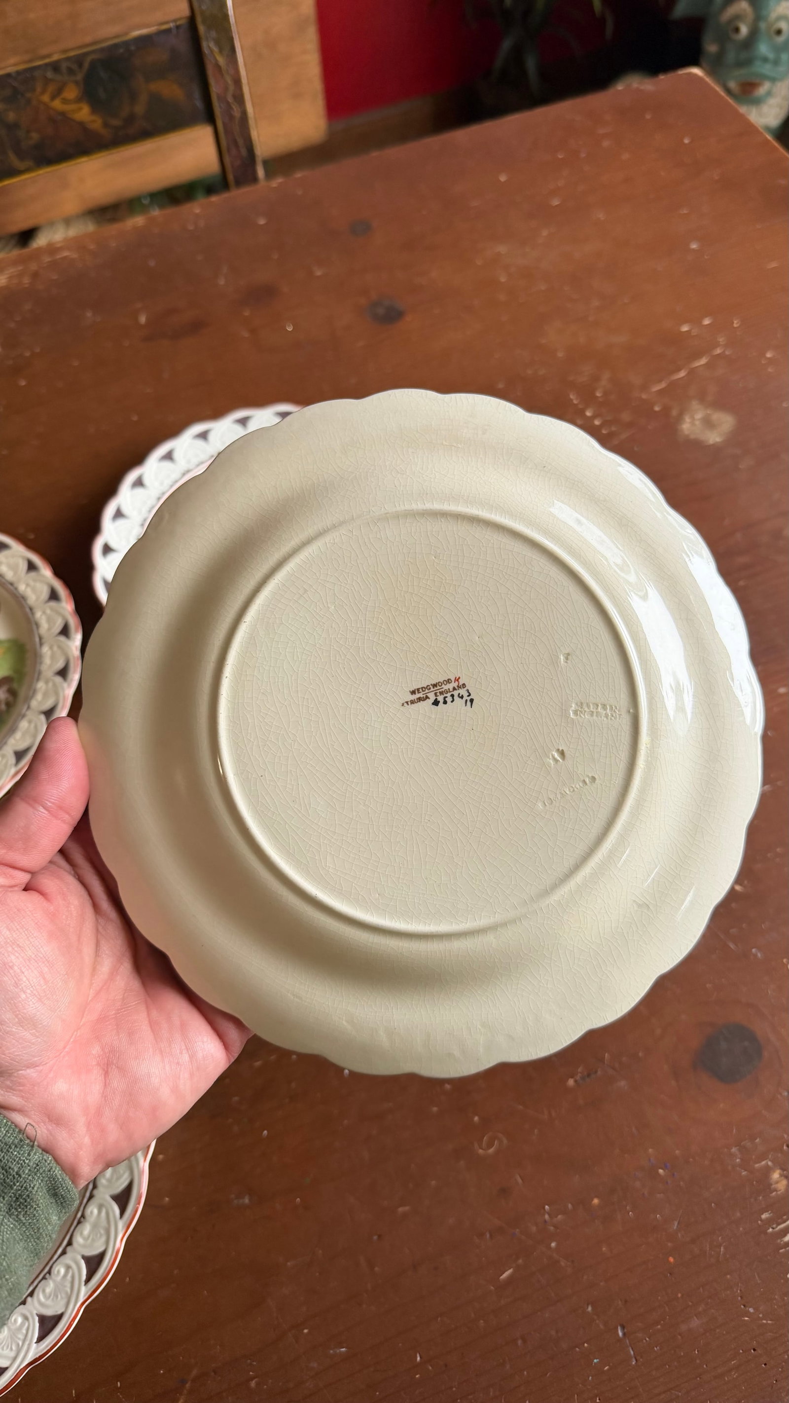 A Very Fine Set of 6 Wedgwood Equestrian and Fox Hunting Scene Plates, Circa 1920's - 8