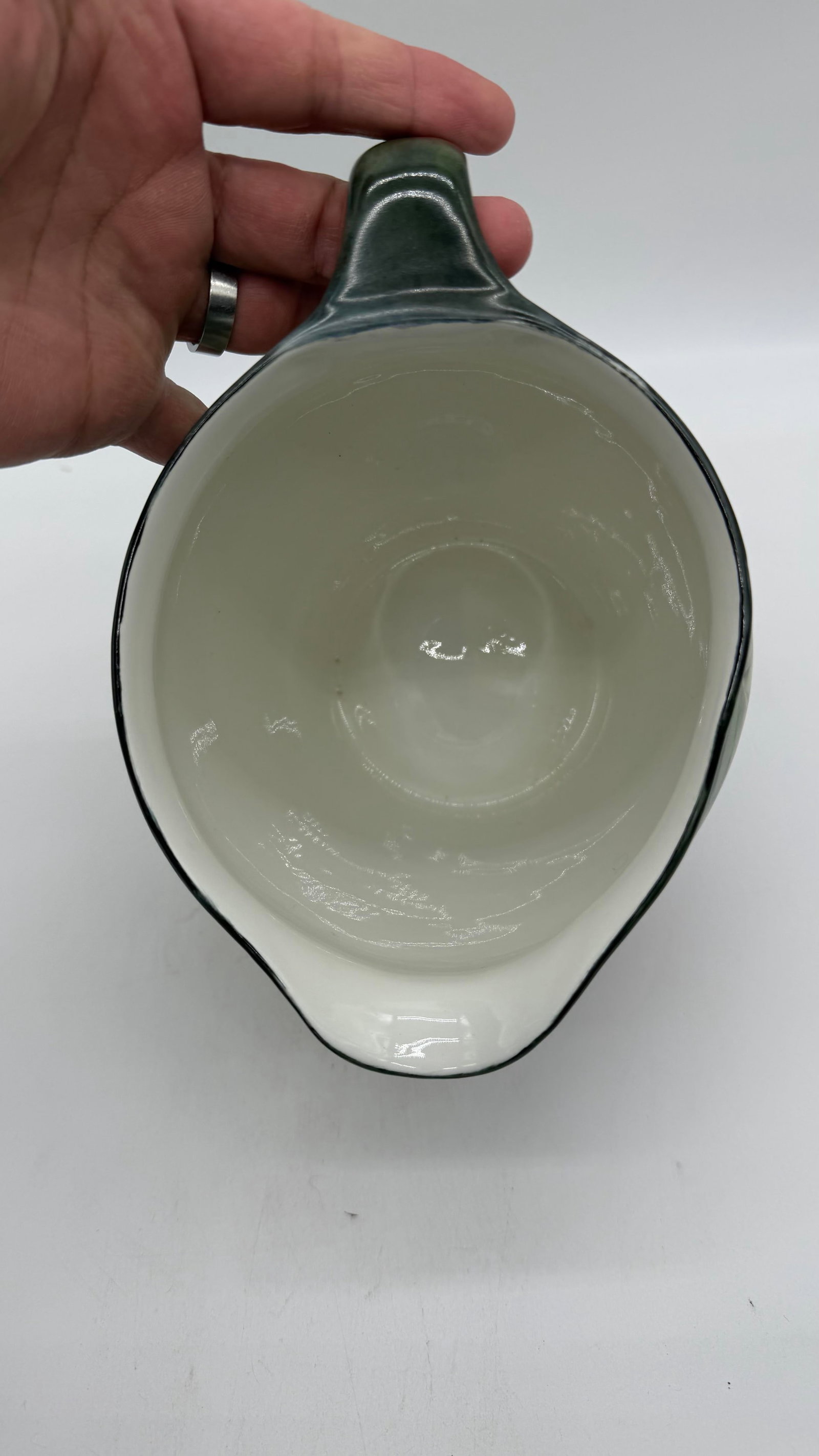 A Rare Hand Painted Jean Pouyat Limoges Porcelain Pitcher by F. M. Wood, Circa 1900 - 8