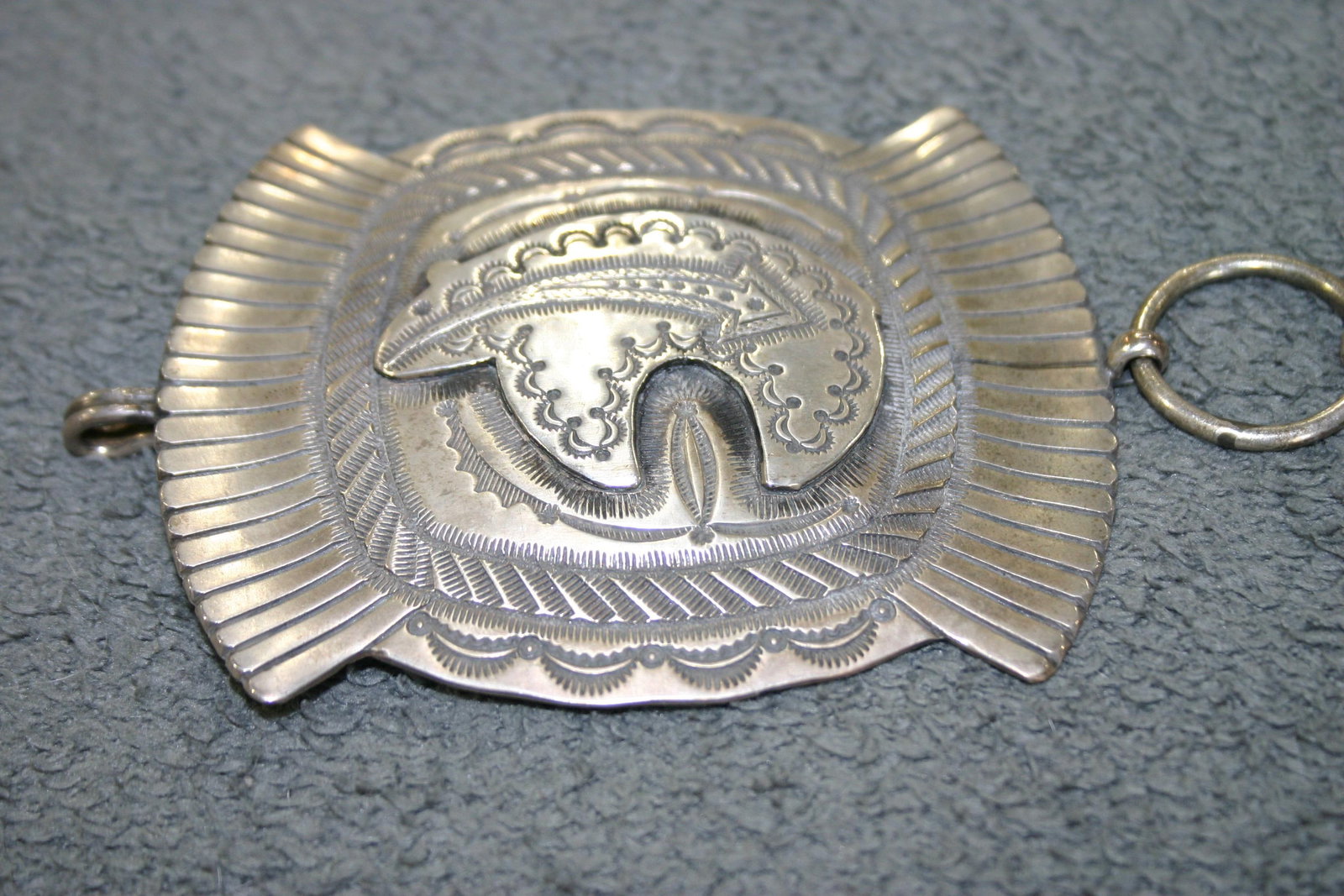 1990s Navajo Concha or Concho Belt - Bears - Herman Smith - 3