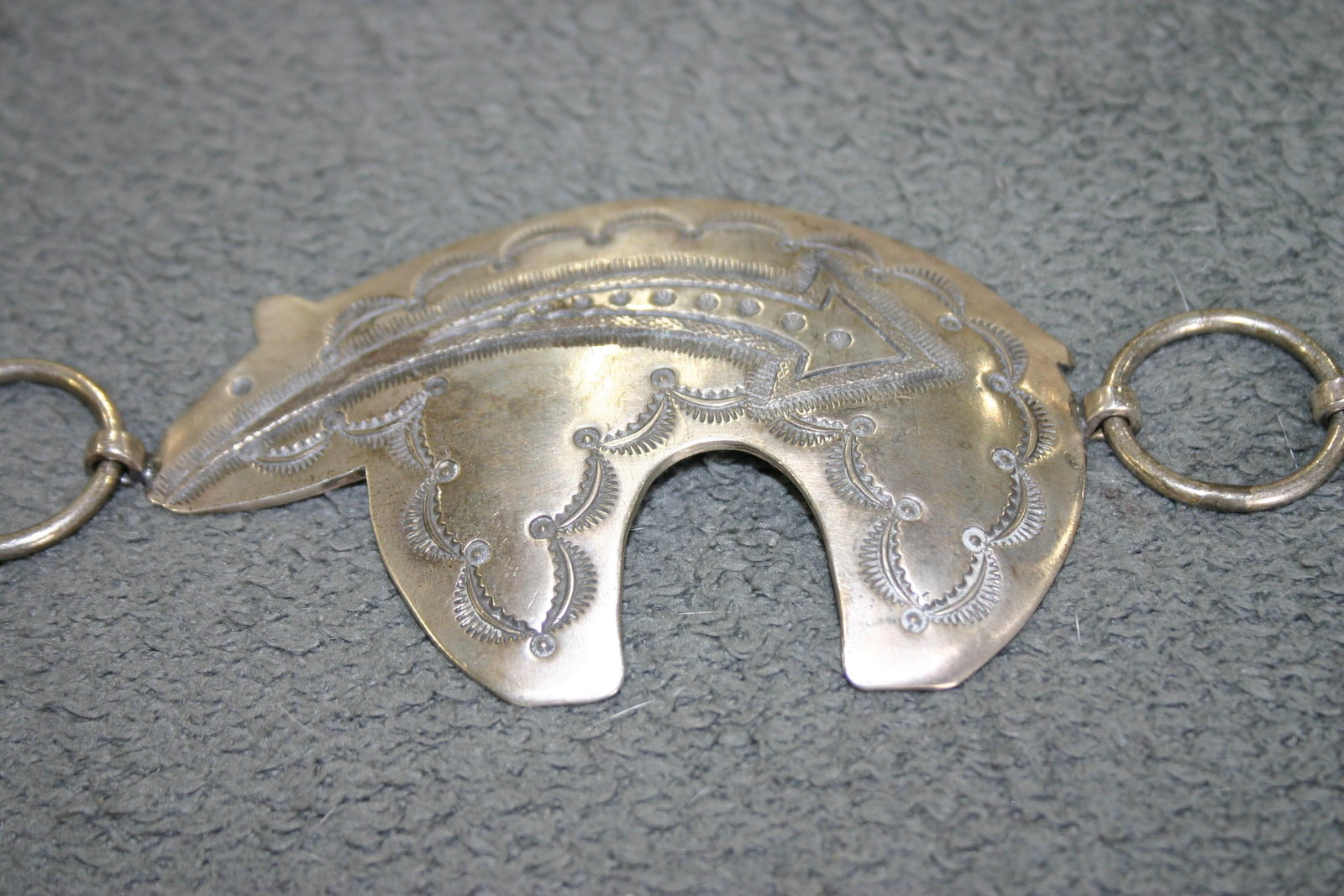 1990s Navajo Concha or Concho Belt - Bears - Herman Smith - 4