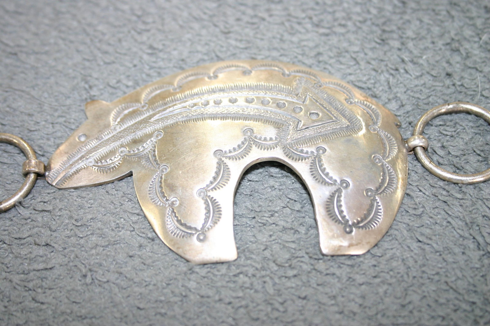 1990s Navajo Concha or Concho Belt - Bears - Herman Smith - 8