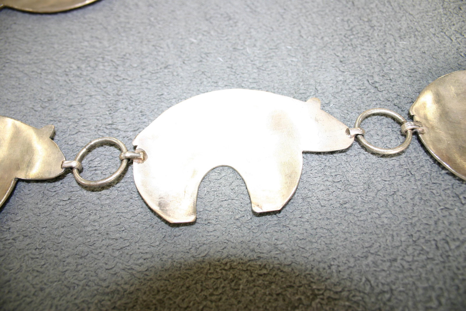 1990s Navajo Concha or Concho Belt - Bears - Herman Smith - 9