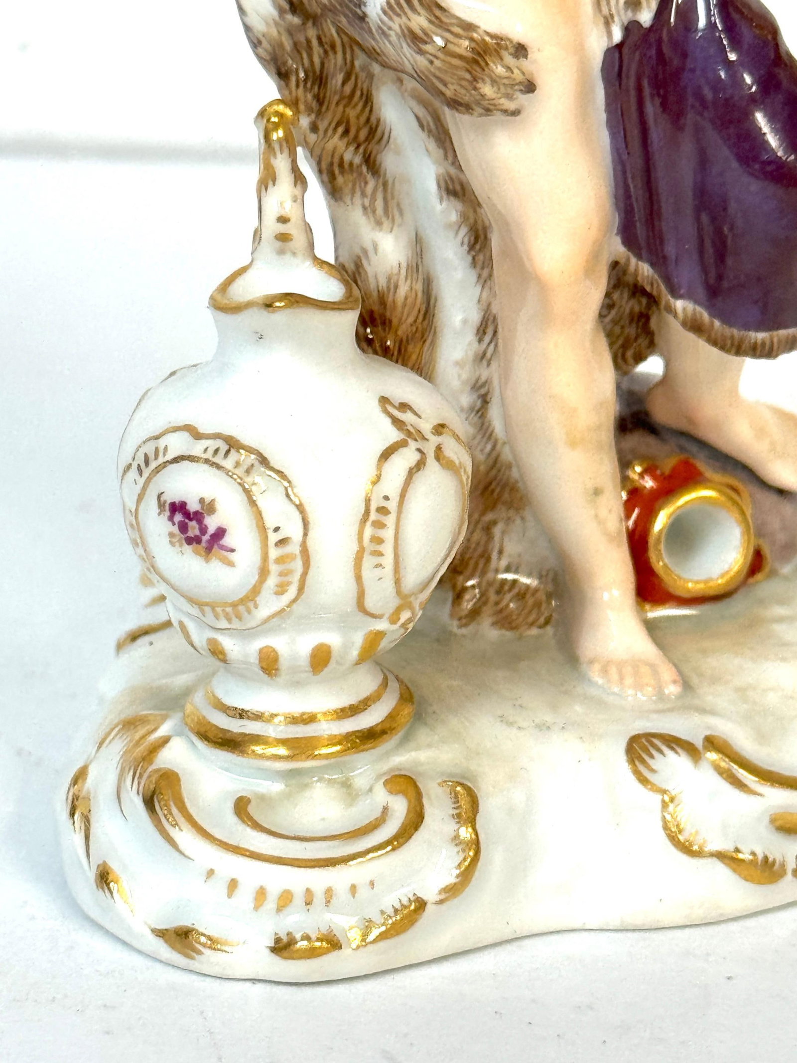Meissen Porcelain Figure Bacchus with Grapes, Wine Jug, Late 19th/ Early 20th C - 15