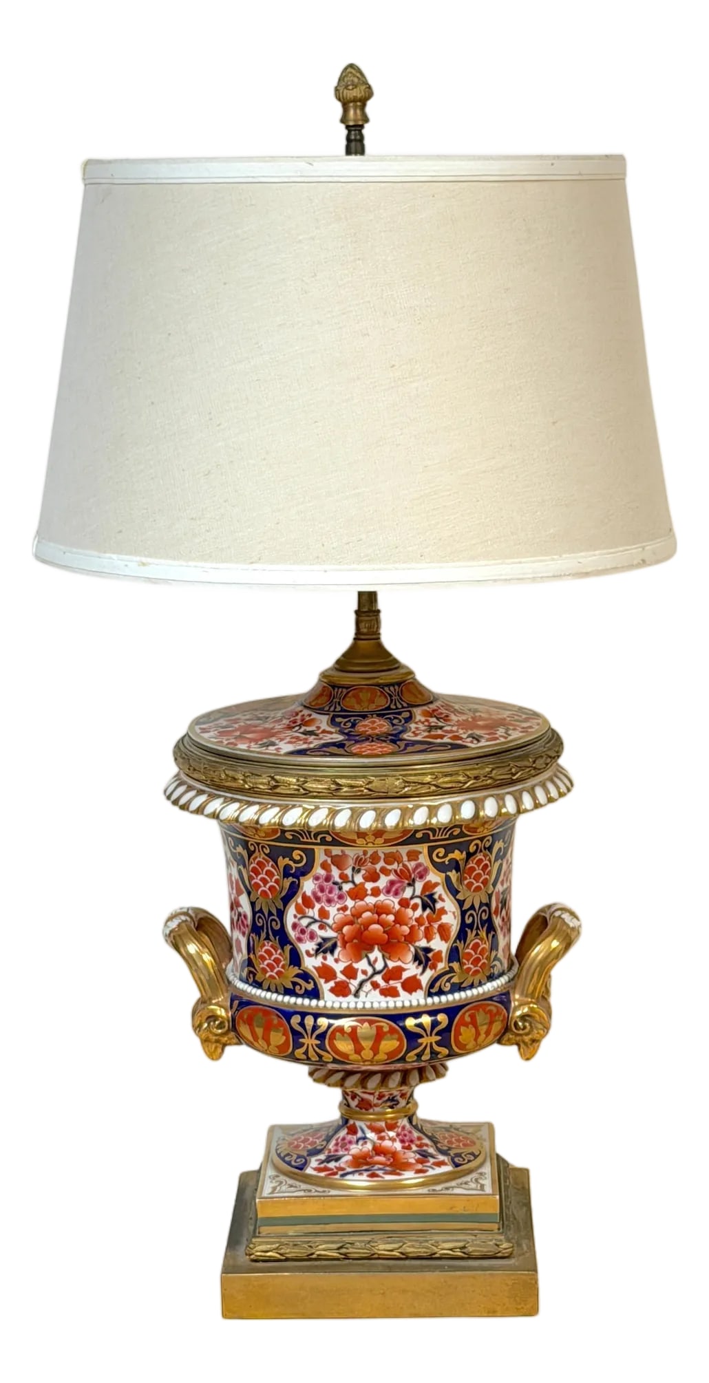 19th C Derby Porcelain, Regency Period, 'Old Imari' Vase now as a Lamp - 2