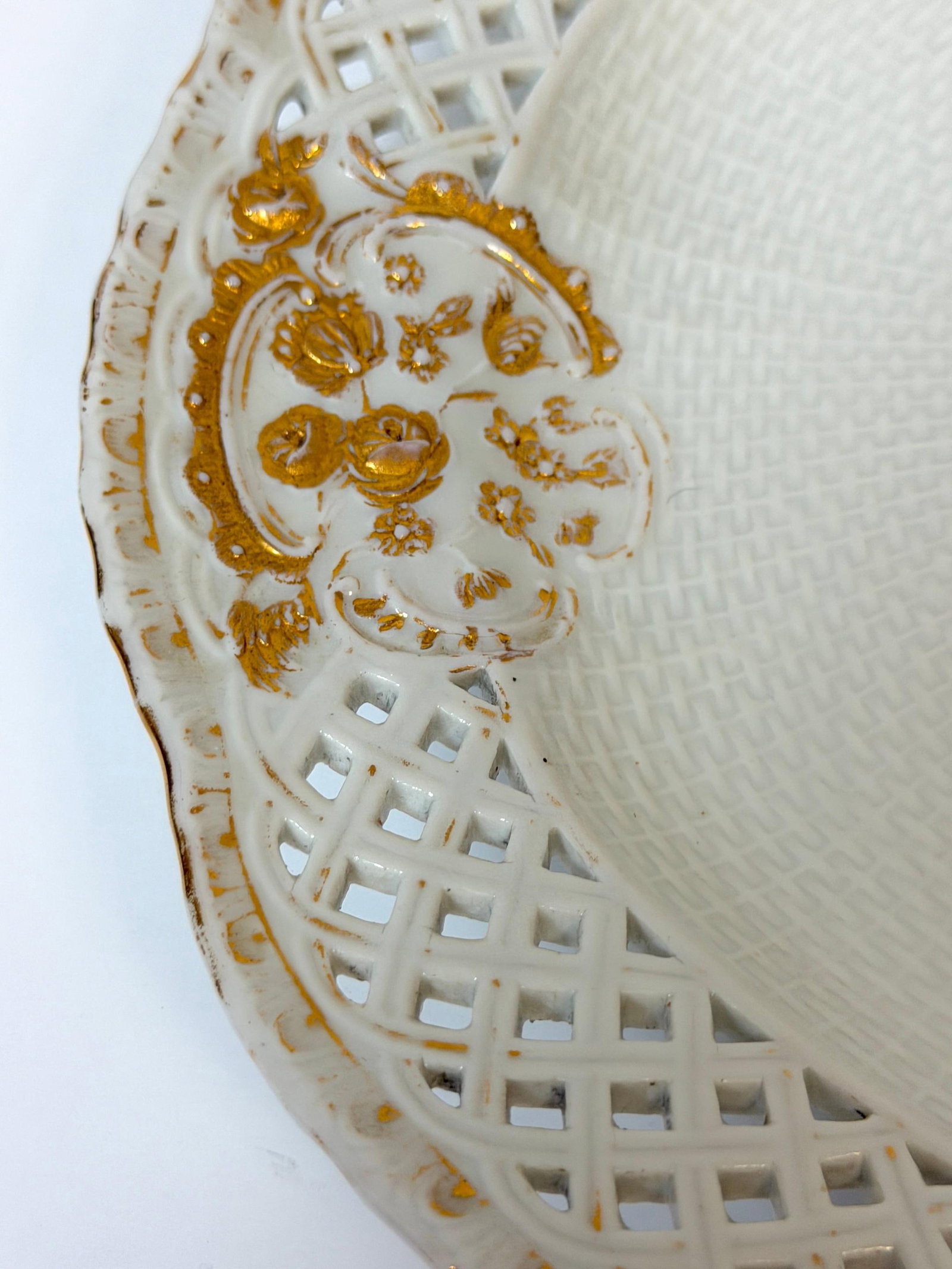 Meissen Marcolini-Period Reticulated Porcelain Plate, Circa (1774–1814) - 13