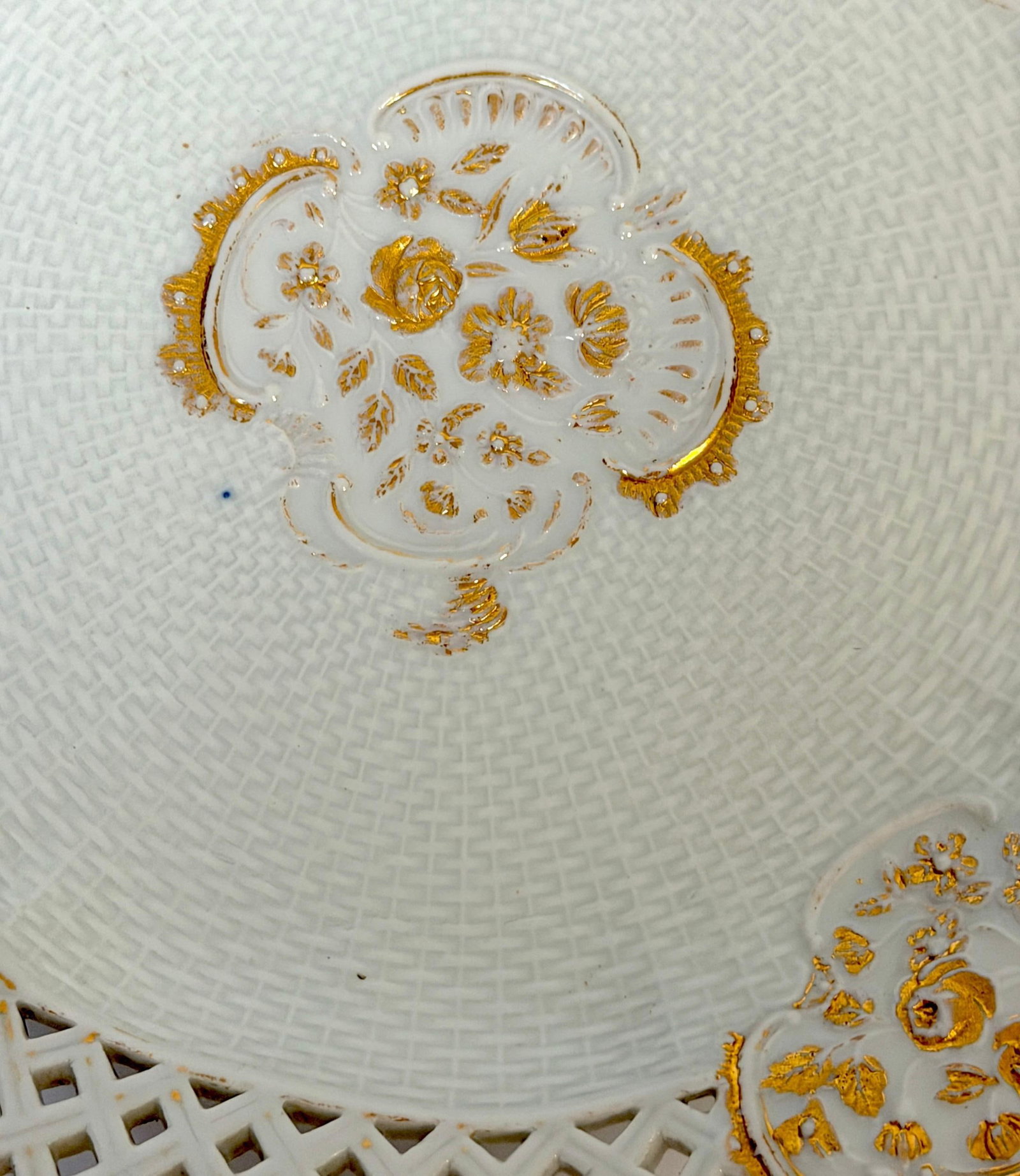 Meissen Marcolini-Period Reticulated Porcelain Plate, Circa (1774–1814) - 18