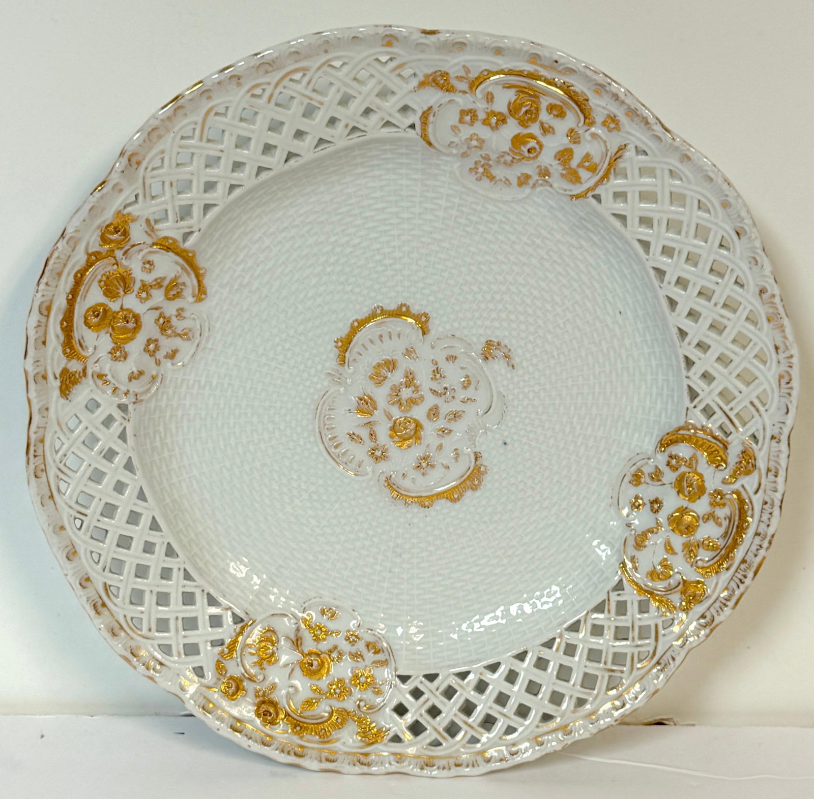 Meissen Marcolini-Period Reticulated Porcelain Plate, Circa (1774–1814) - 2
