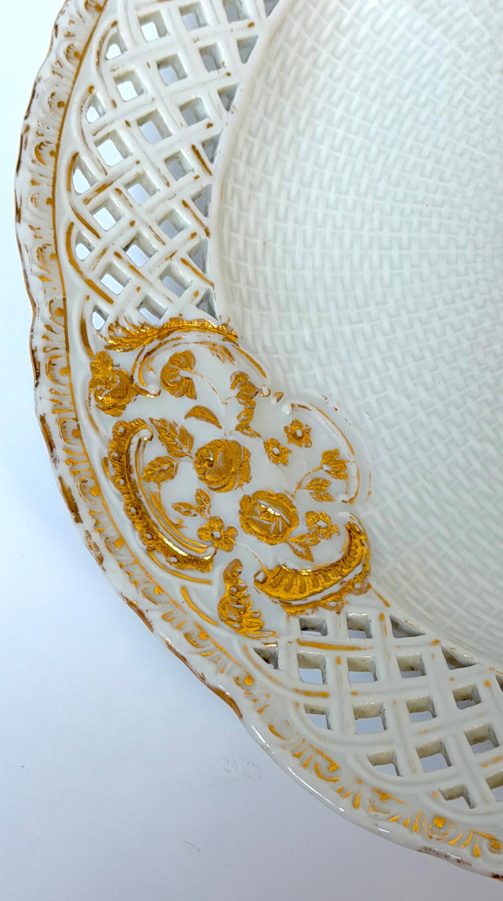 Meissen Marcolini-Period Reticulated Porcelain Plate, Circa (1774–1814) - 3