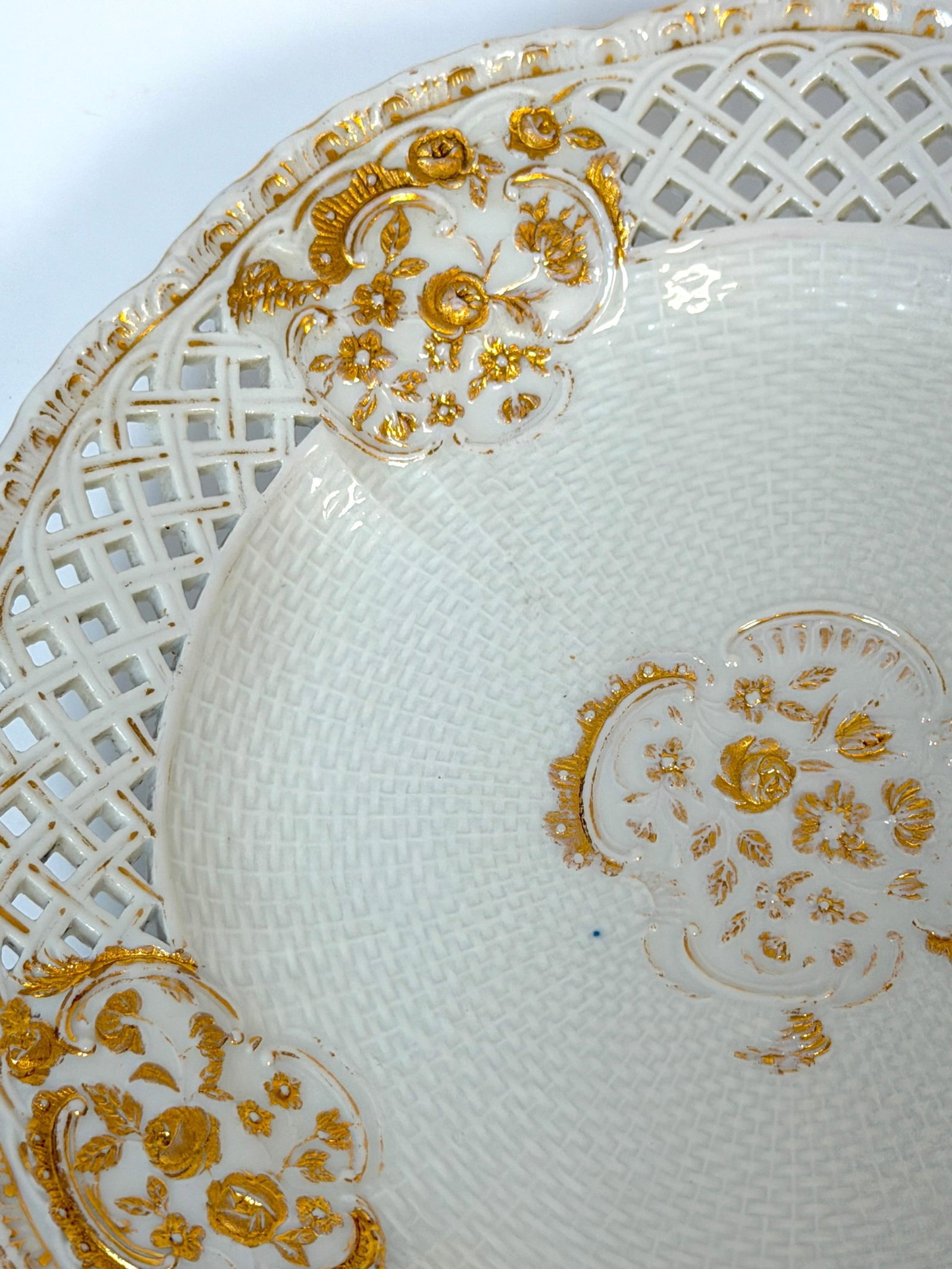 Meissen Marcolini-Period Reticulated Porcelain Plate, Circa (1774–1814) - 4