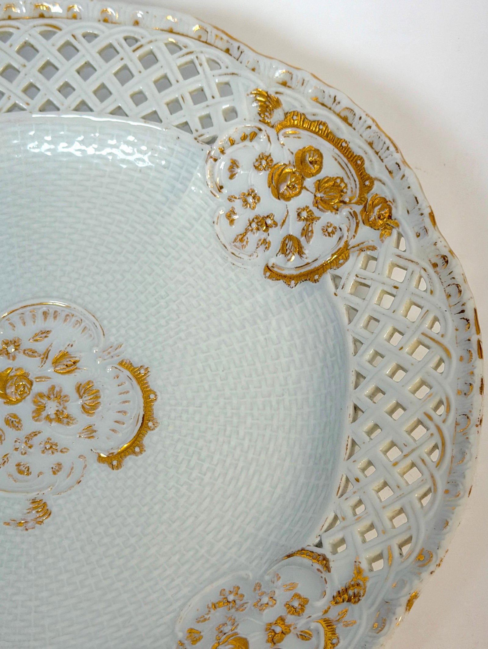 Meissen Marcolini-Period Reticulated Porcelain Plate, Circa (1774–1814) - 5