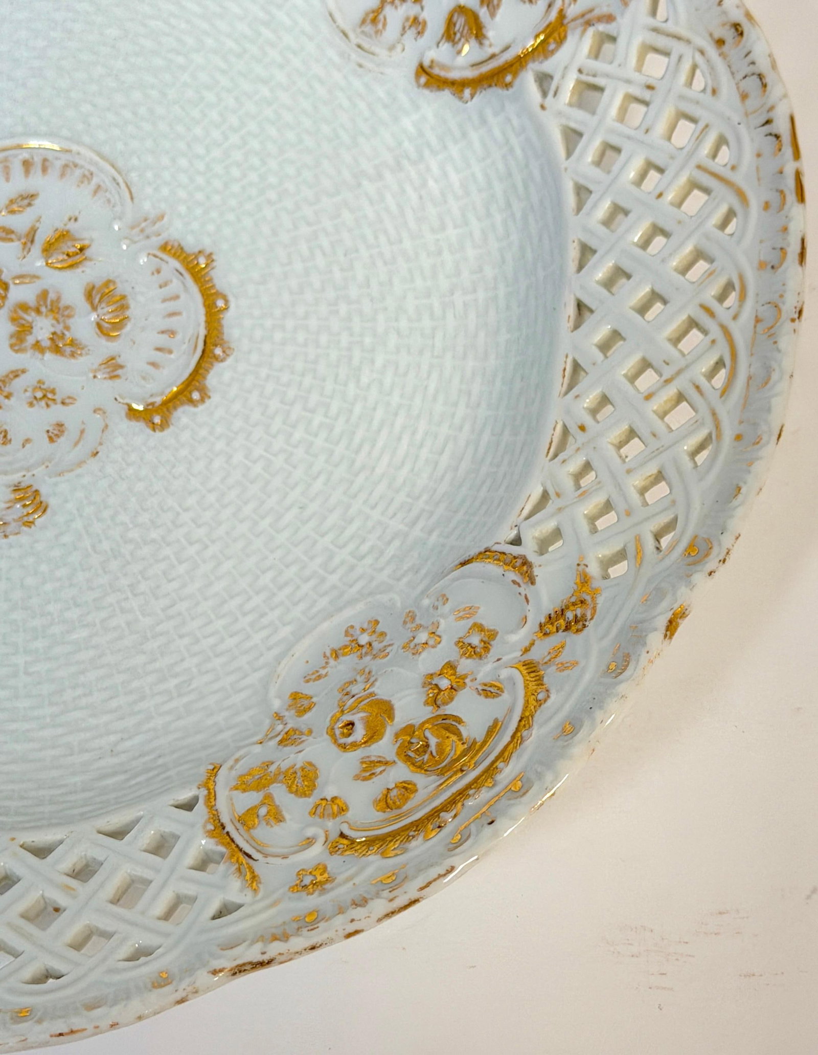 Meissen Marcolini-Period Reticulated Porcelain Plate, Circa (1774–1814) - 6