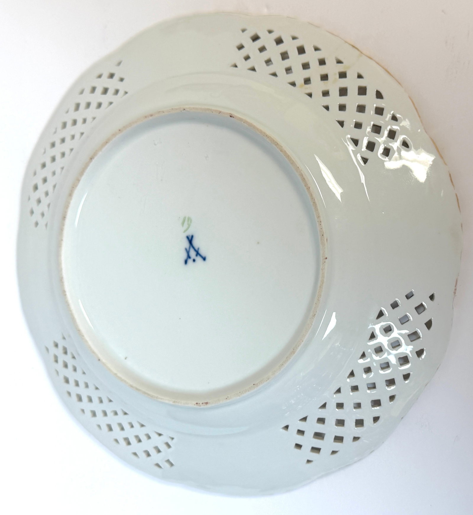 Meissen Marcolini-Period Reticulated Porcelain Plate, Circa (1774–1814) - 7