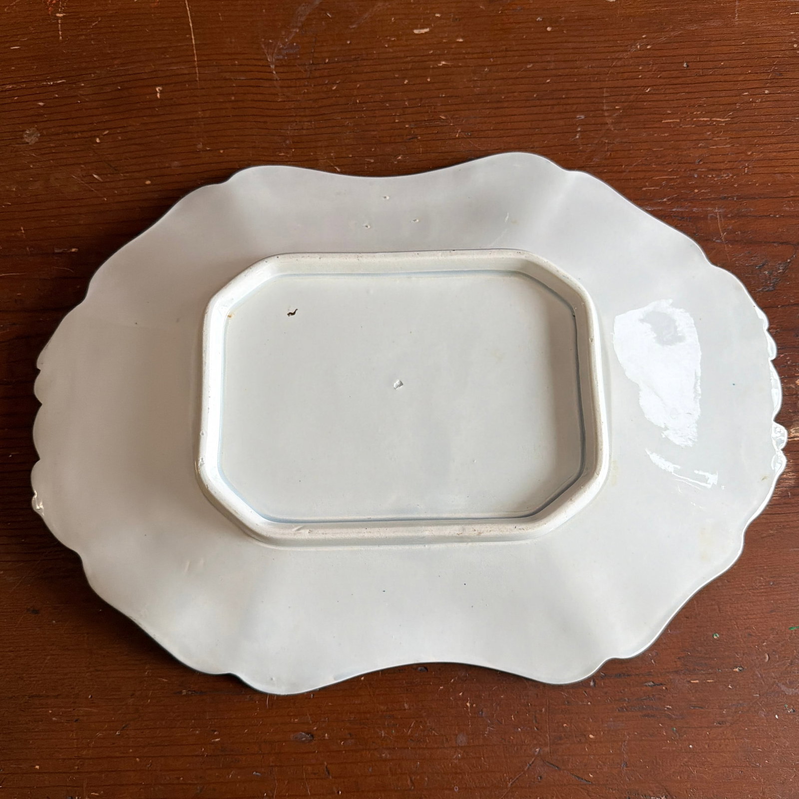 A Antique Brown Transfer Decorated Staffordshire Platter, "Nankin" by Dimmock, Circa 1830's - 9
