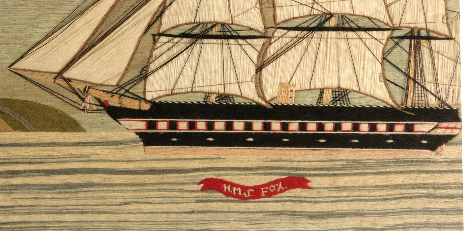 British Sailor's Woolwork of the Screw Frigate h.m.s. Fox - 2