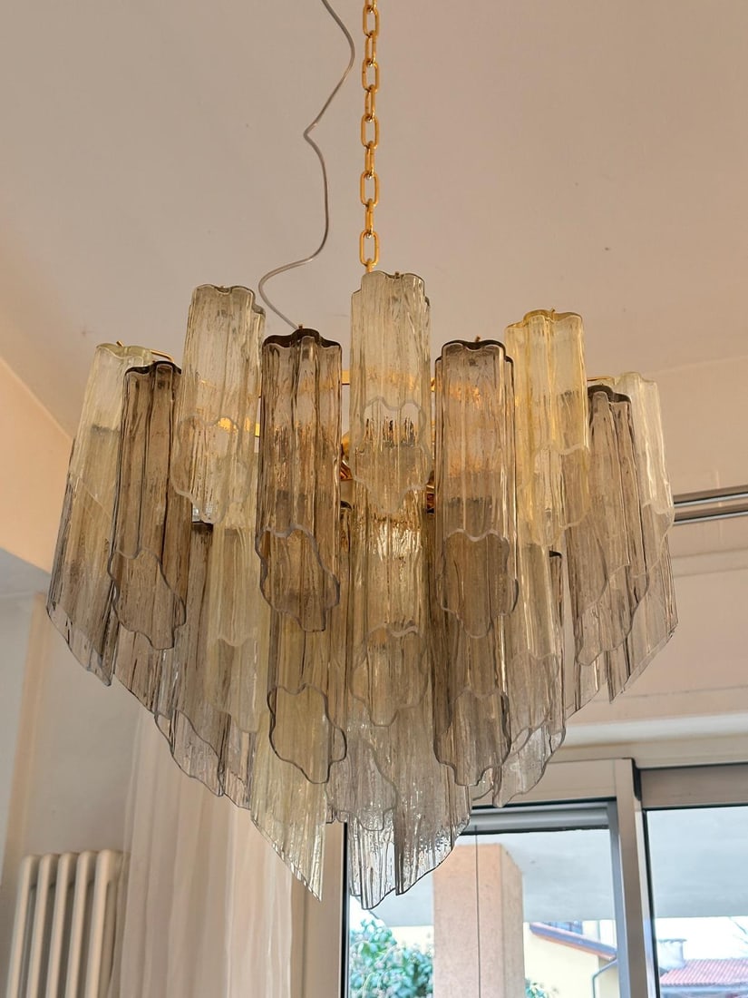 Contemporary Murano Glass Sputnik Chandelier Multicolor, Mazzega Style - 3