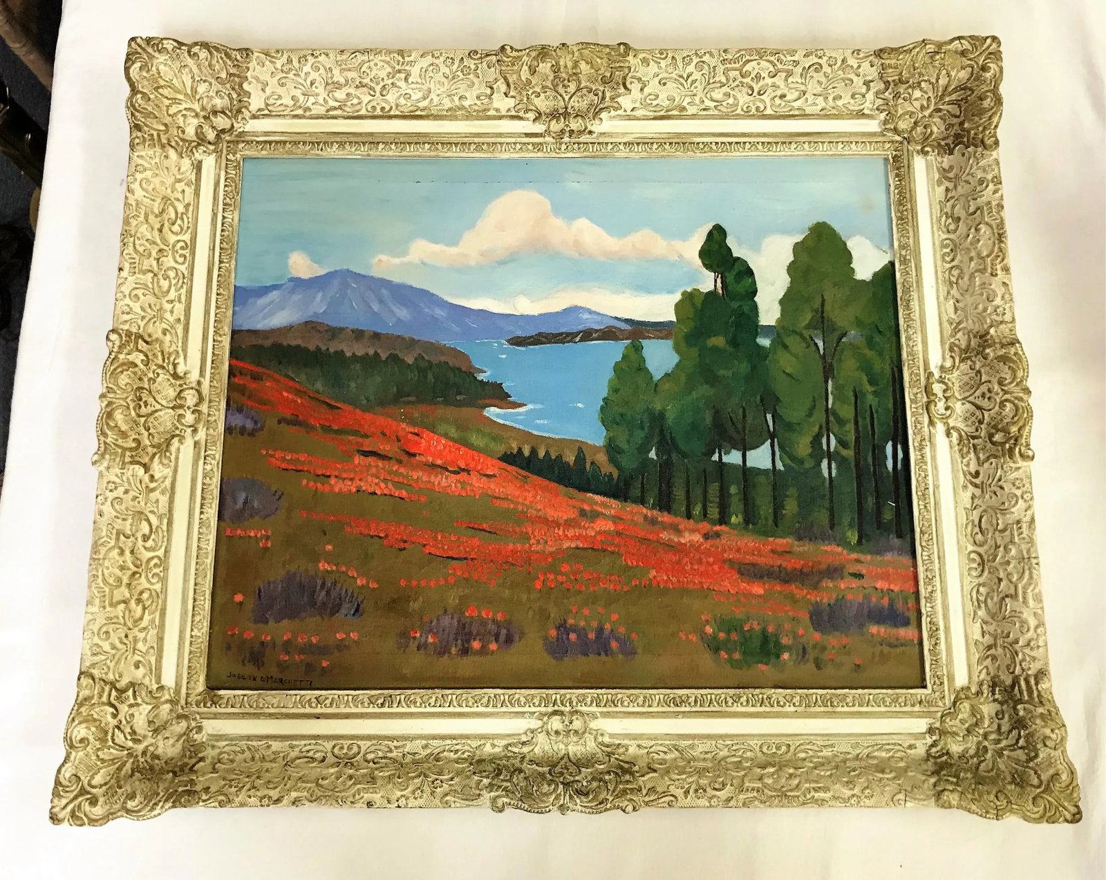 Original California Landscape Oil on Canvas by Joseph A. Marchetti - 13